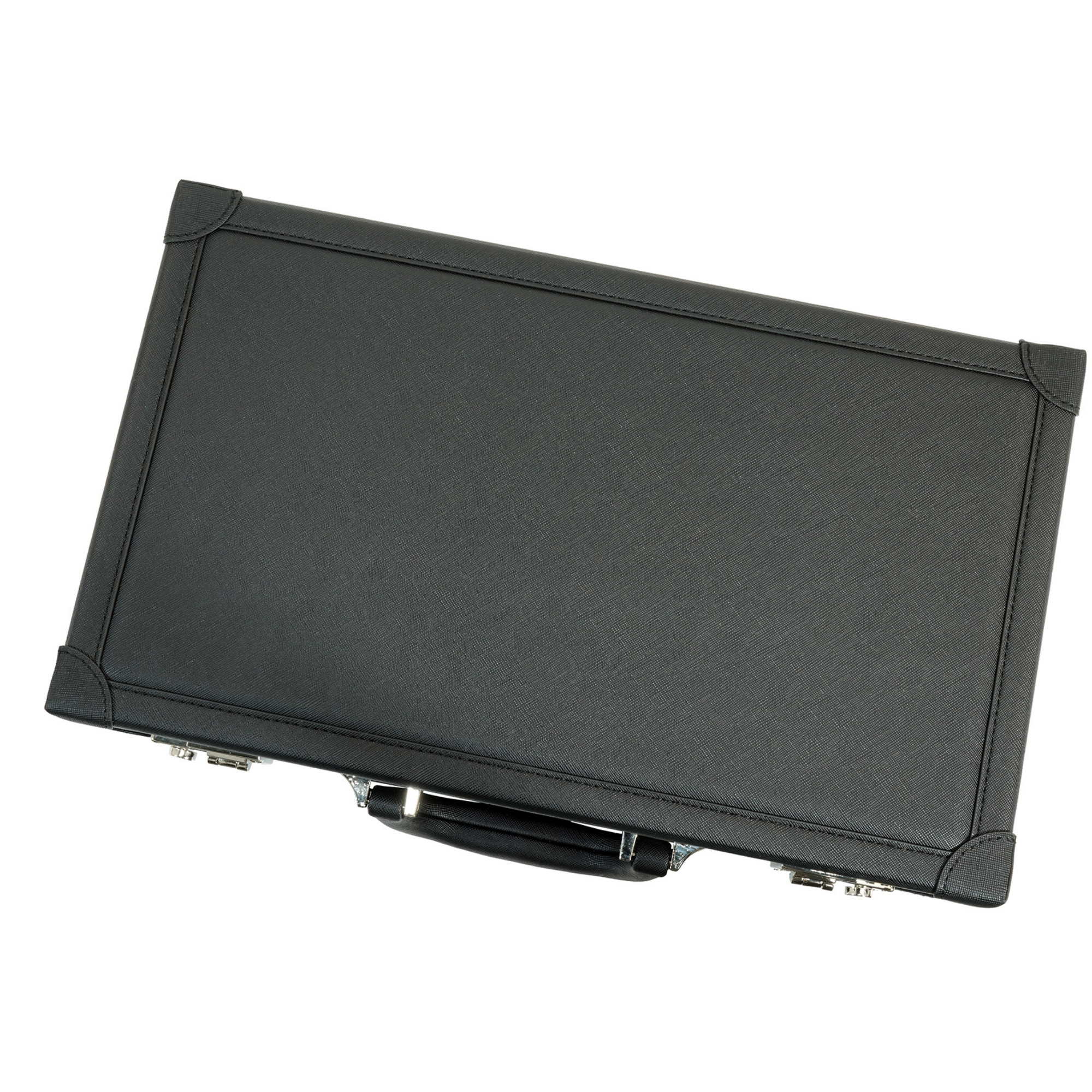 12 Slots Black Leather Watch Case