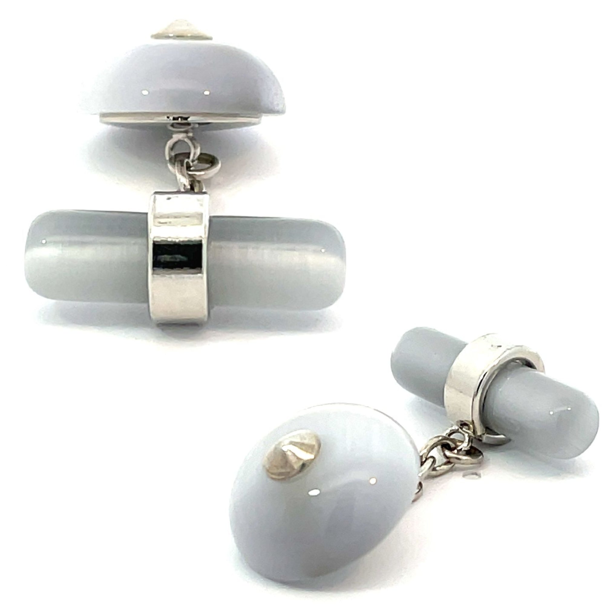 Oracle Grey Cufflinks (with Chain)