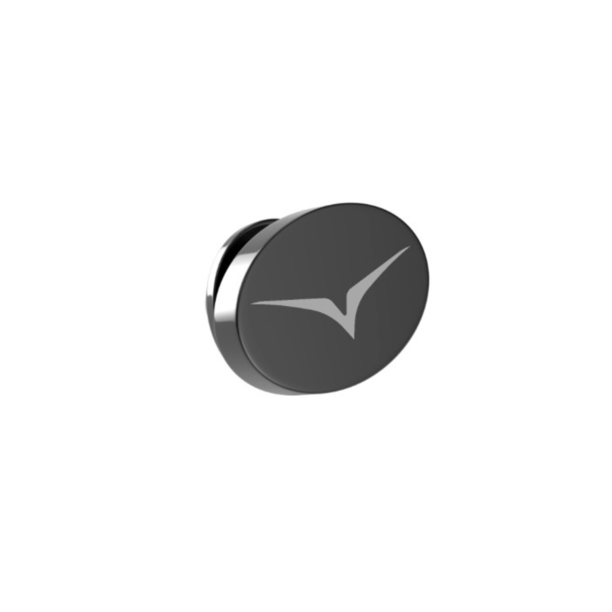 Custom Logo Engraved Oval Lapel Pin