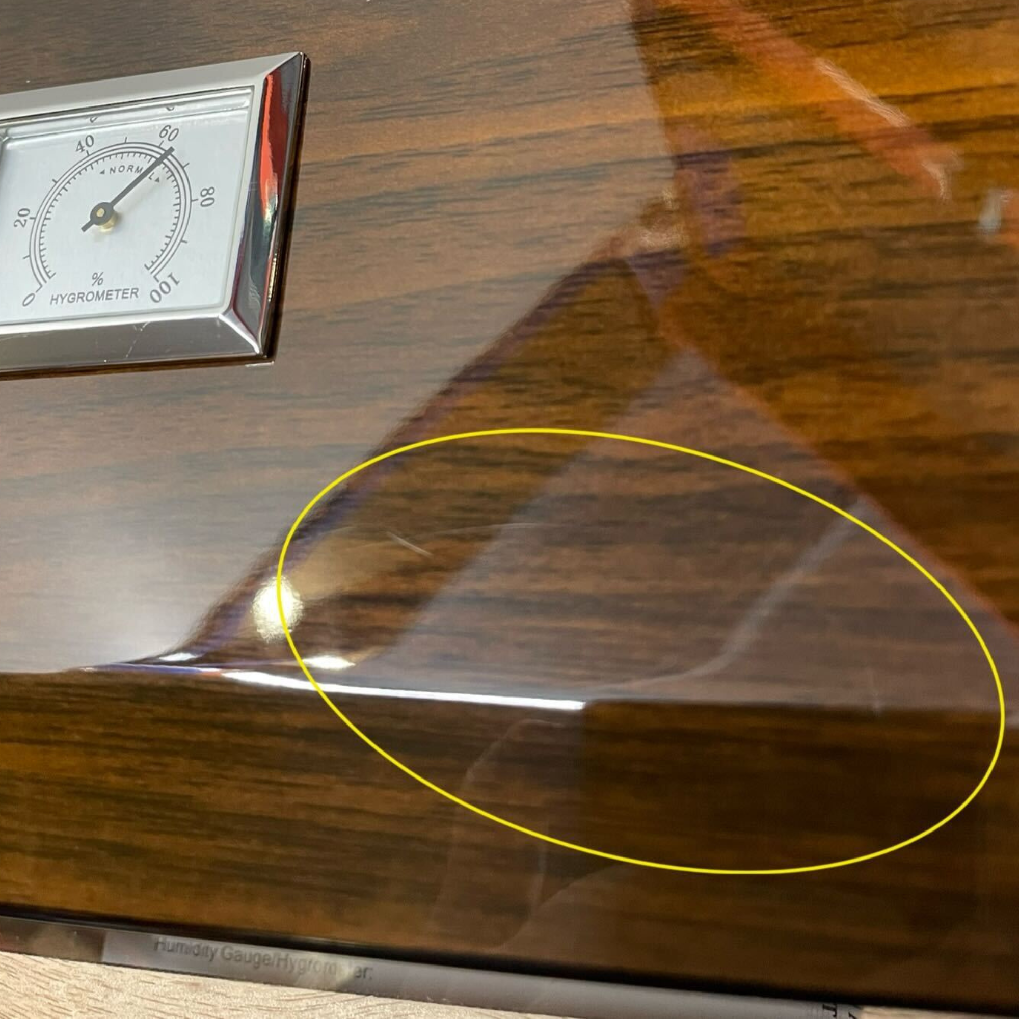 Seconds - 50 CT Walnut Cigar Humidor Wooden Cabinet for Cigars (B)