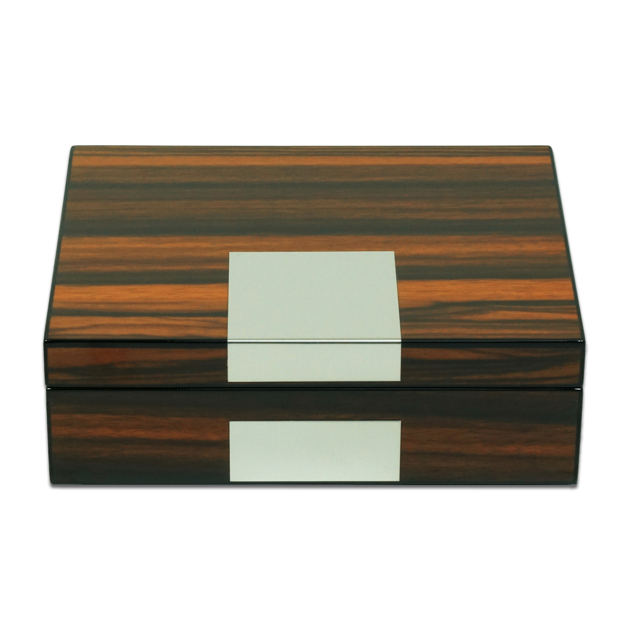 Seconds - Ebony Wooden Cufflink Watch Box