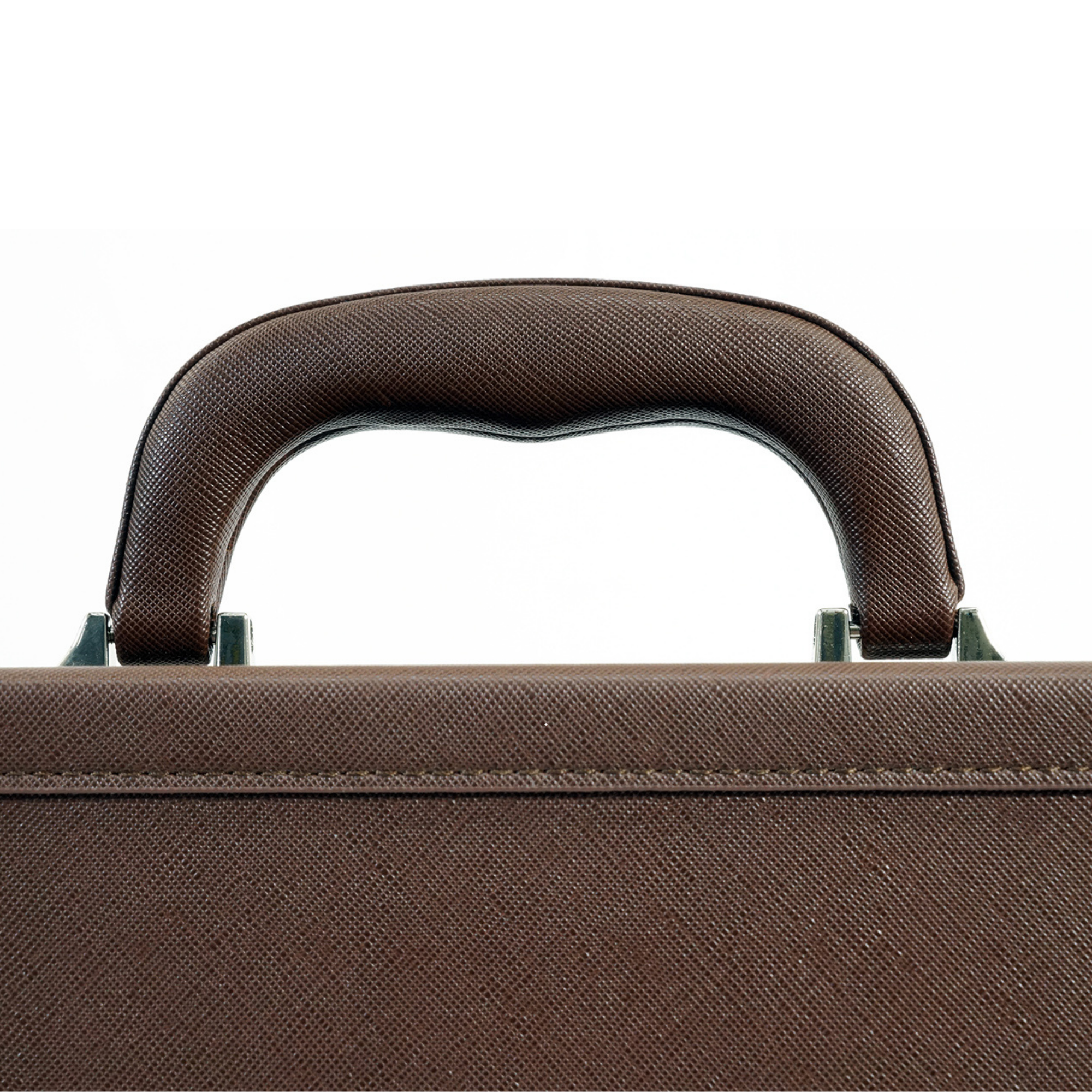 12 Slots Brown Leather Watch Case