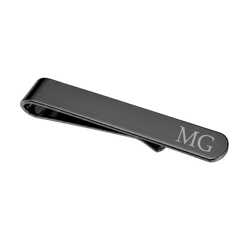 Initials Engraved Tie Bar