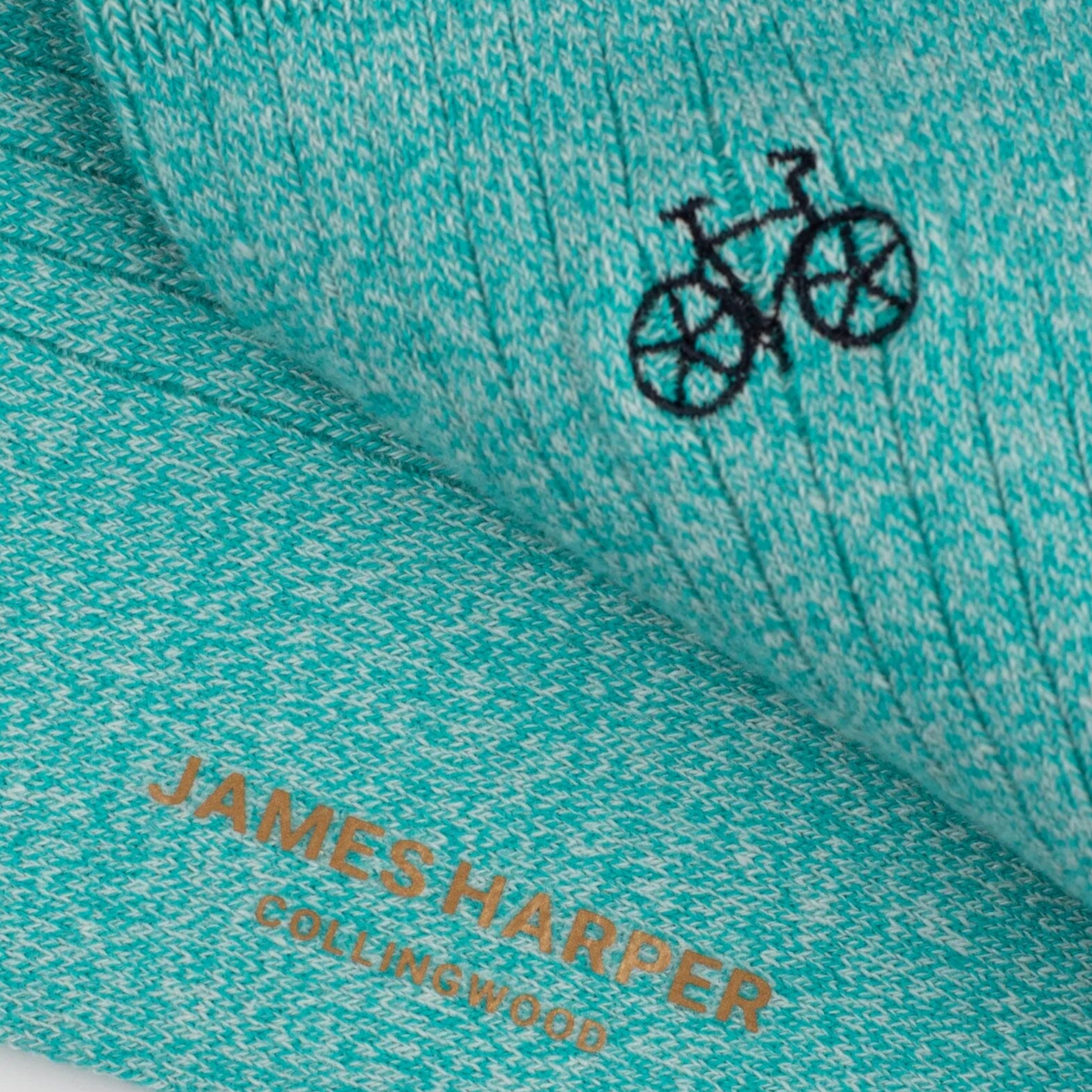 Aqua Marle Ribbed Socks