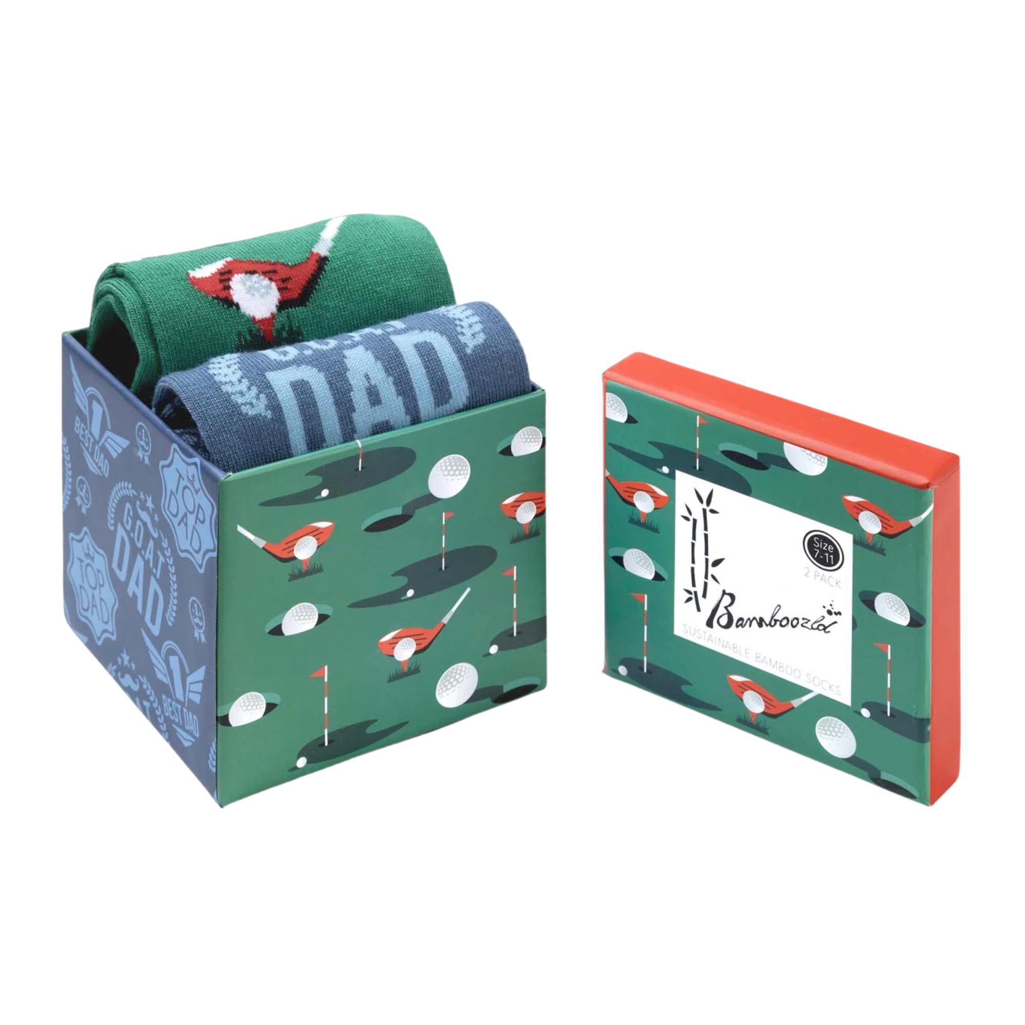 Mens Greatest Dad By Par 2pk Gift Box