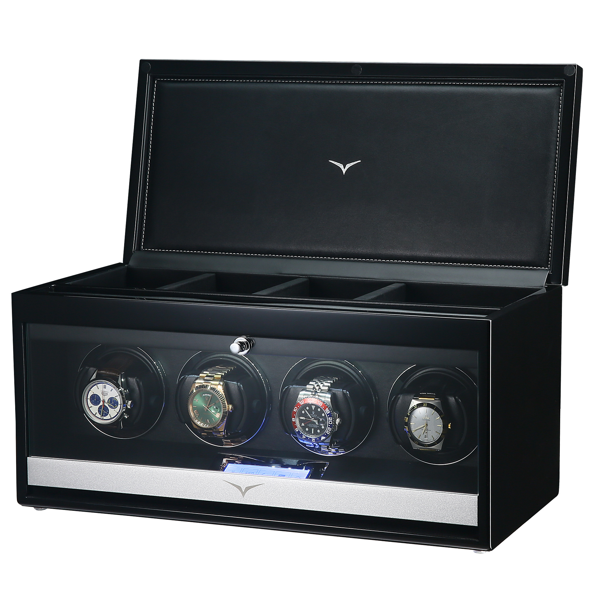 Seconds - Vancouver Watch Winder for 4 Black (A)