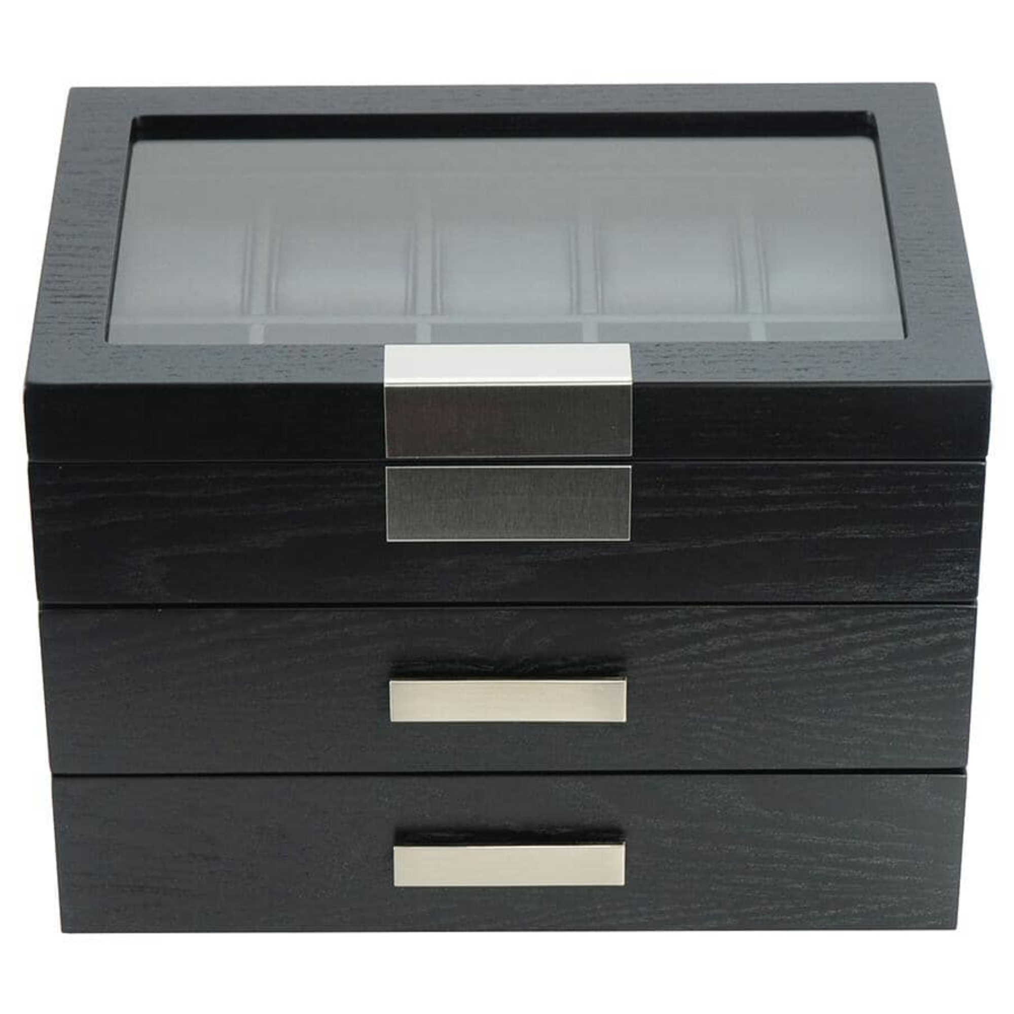 Seconds - Black Wooden Watch Box for 30 watches (A)