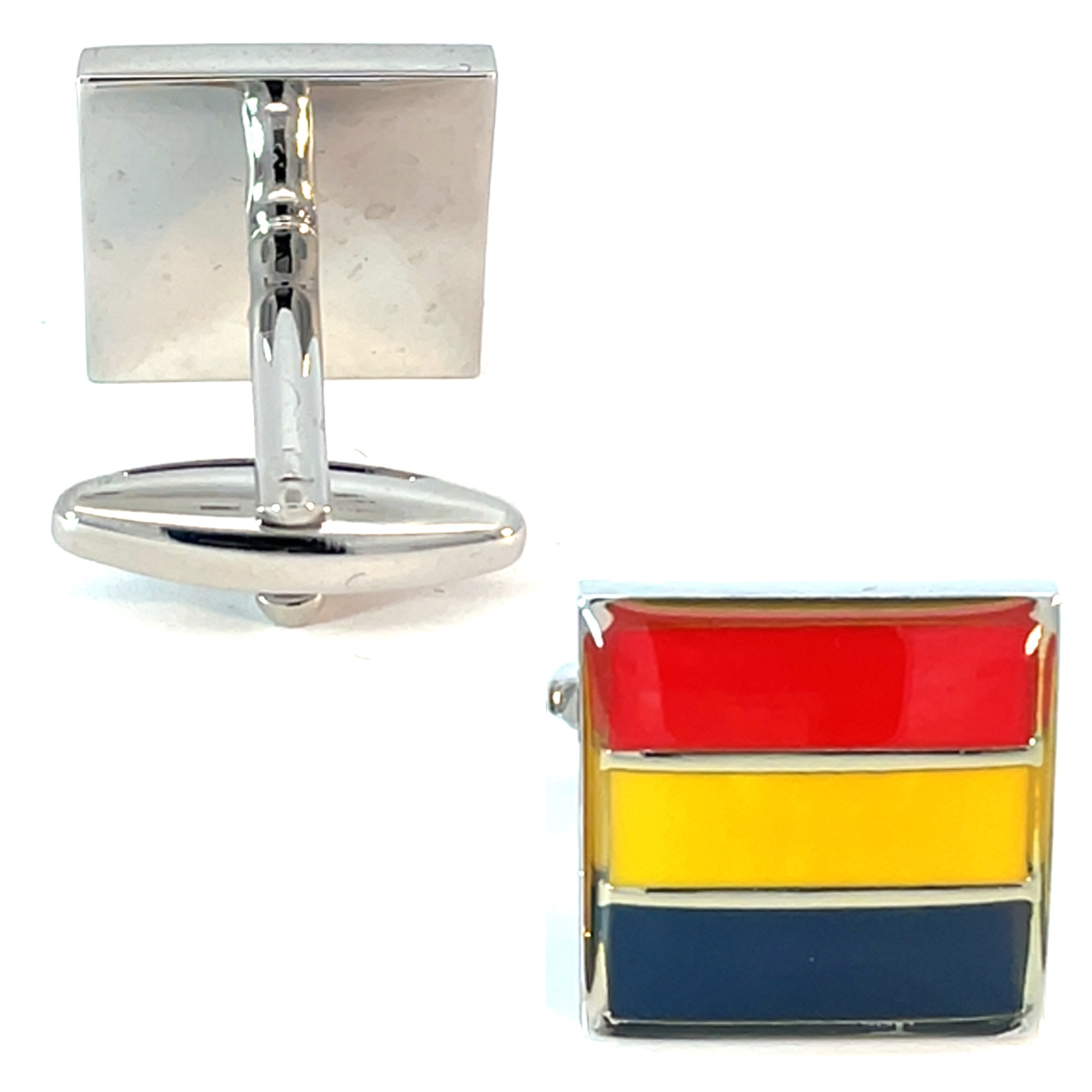 Colour Adelaide Crows AFL Cufflinks