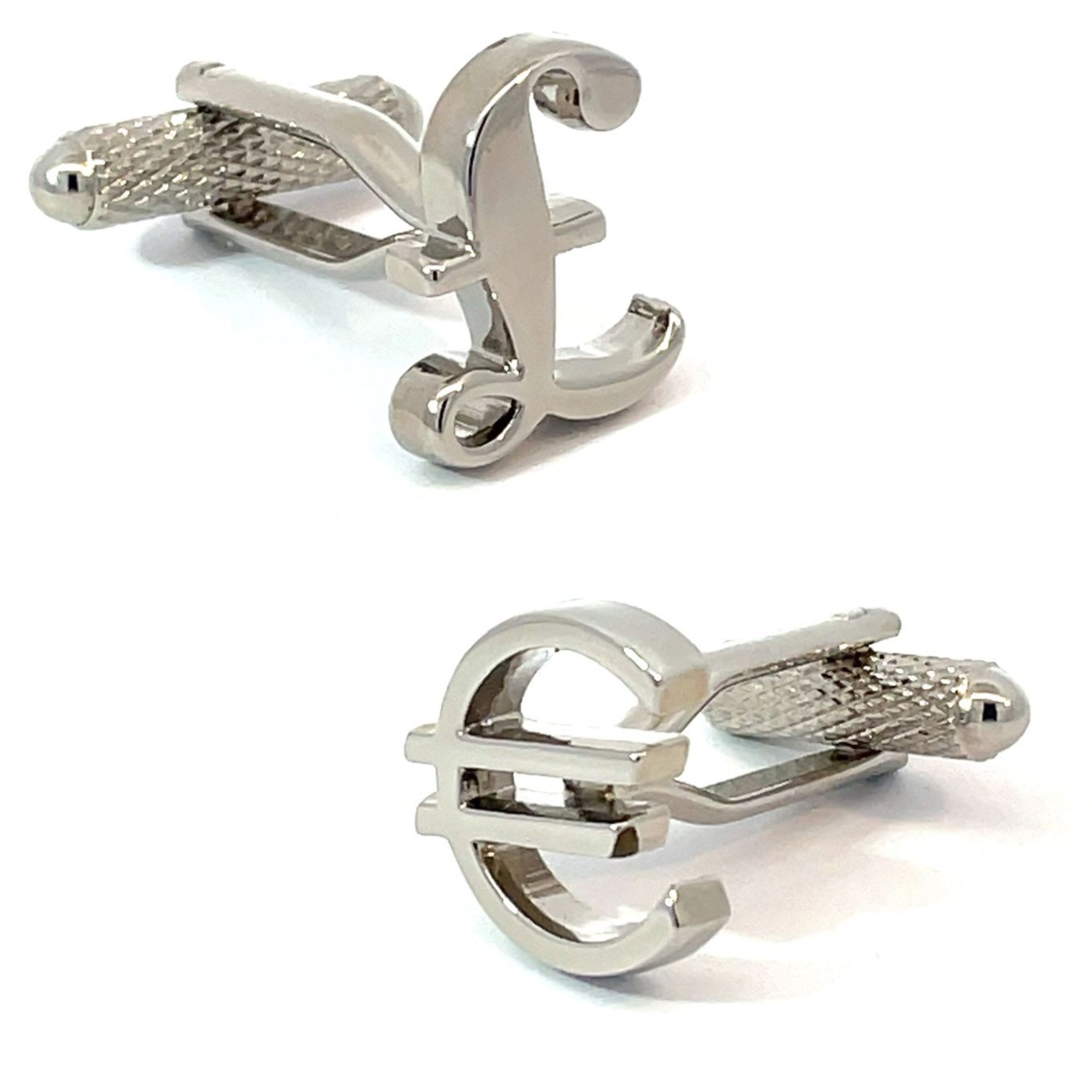 Pound Euro Cufflinks