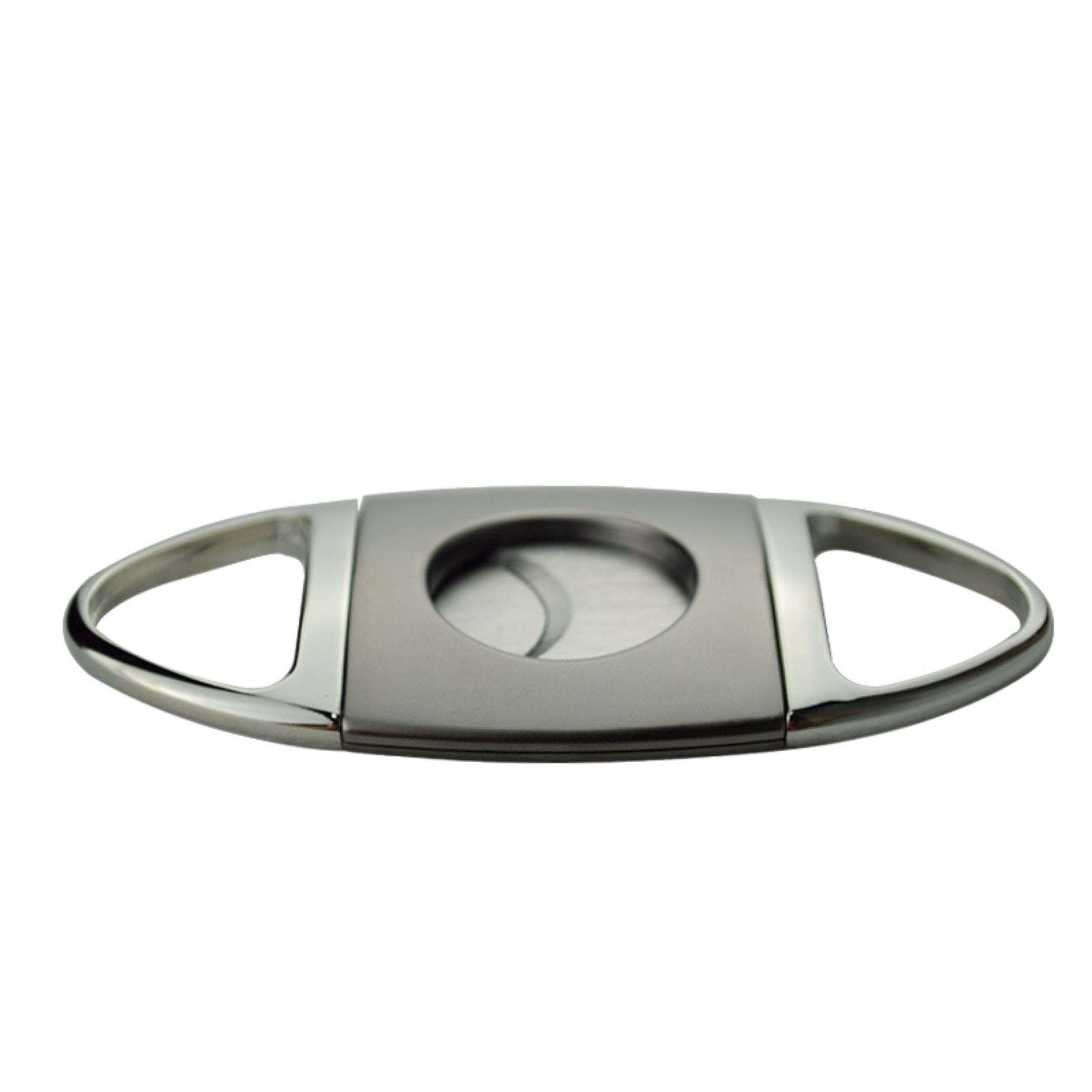 Silver Two Finger 64 Ring Gauge Cigar Cutter Boxed Cigar Cutter Clinks Australia