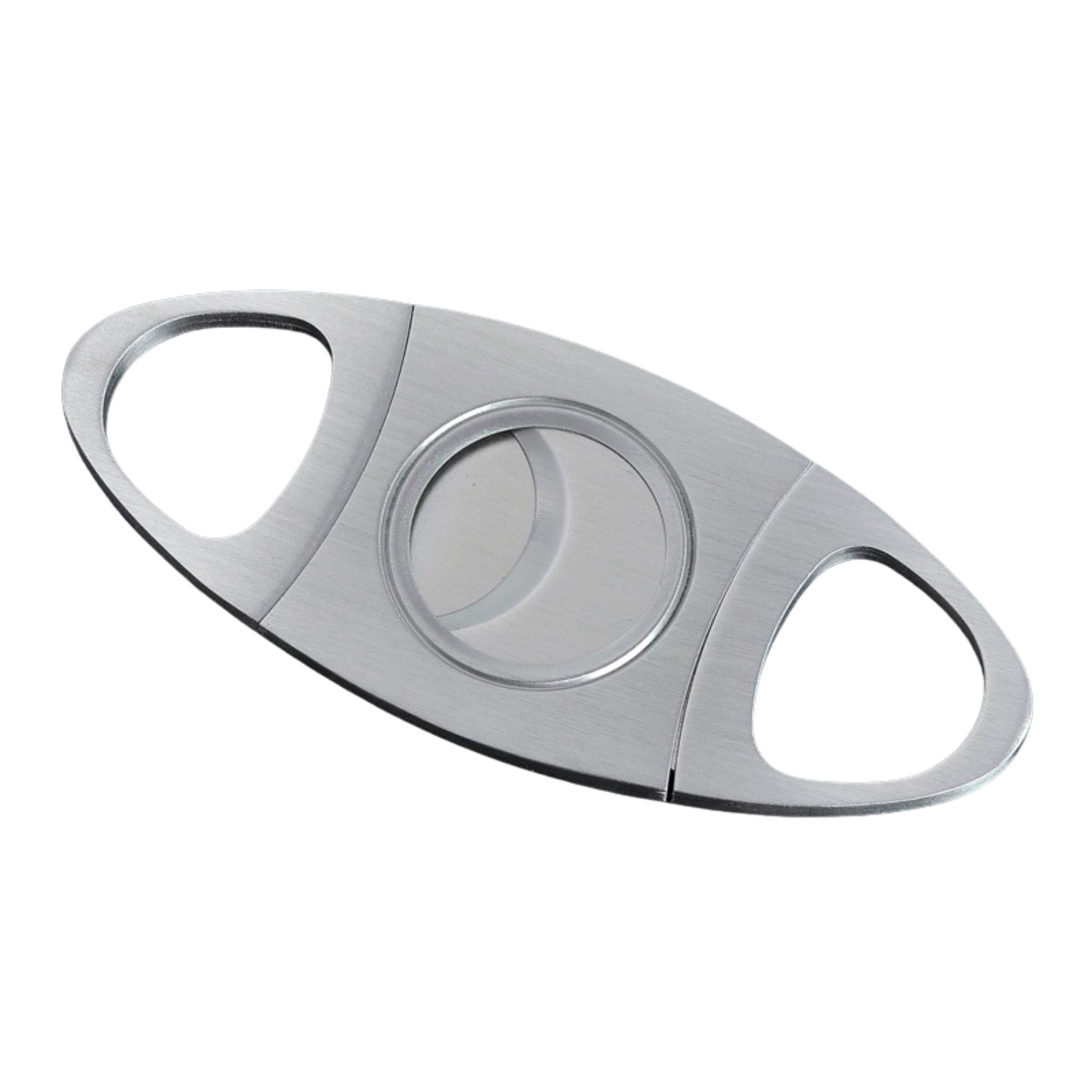 Silver Two Finger 56 Ring Gauge Cigar Cutter Boxed Cigar Cutter Clinks Australia