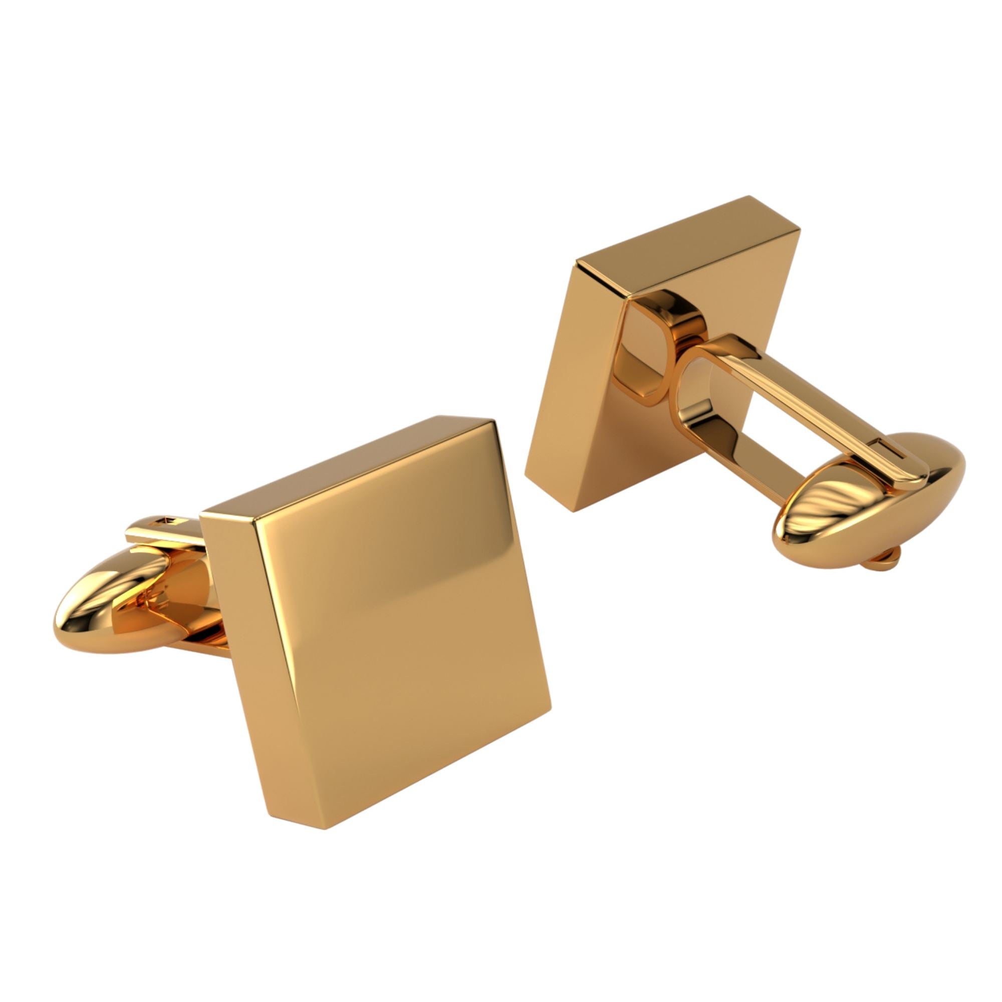 Square Engravable Cufflinks Engraving Cufflinks Clinks