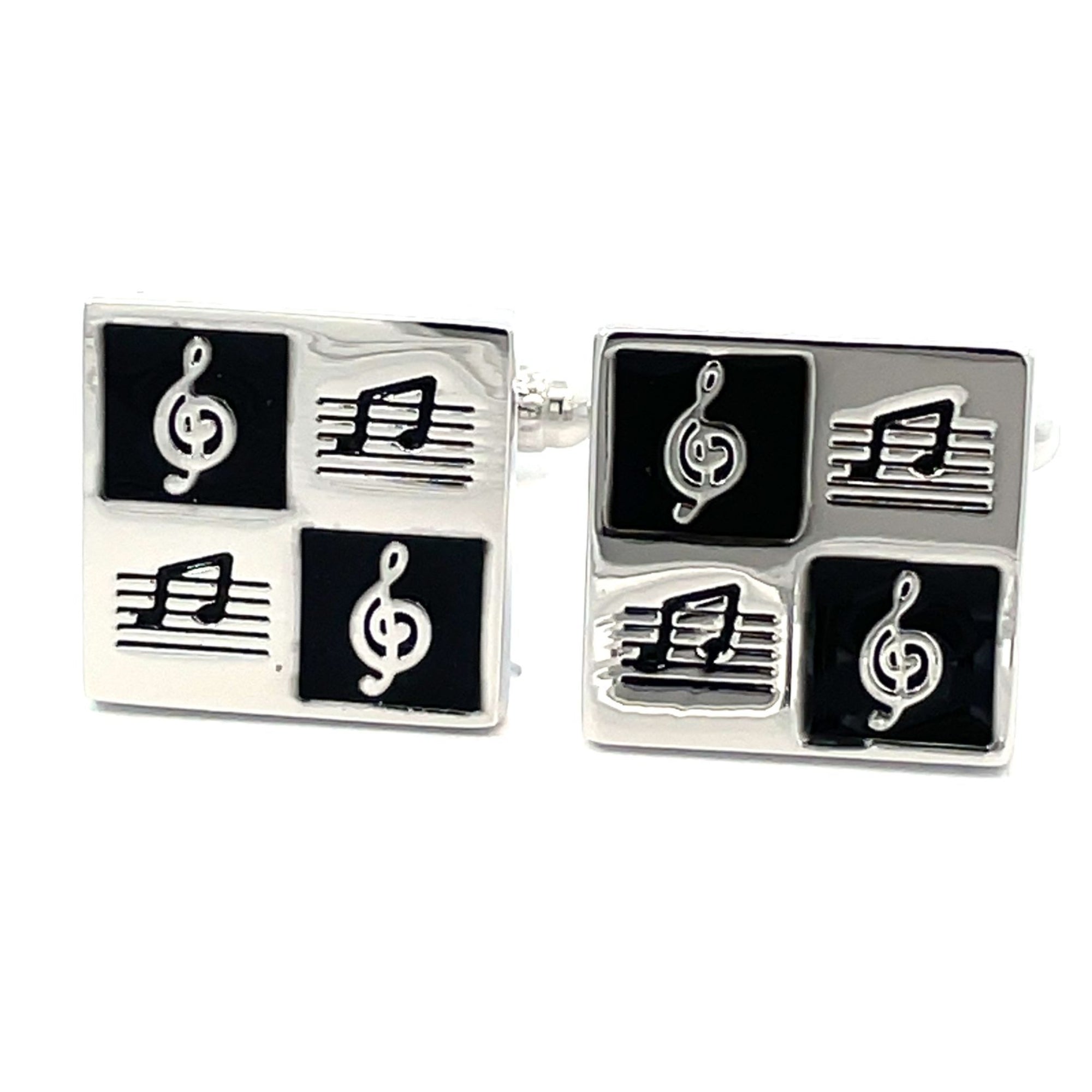Random Musical Notes Cufflinks