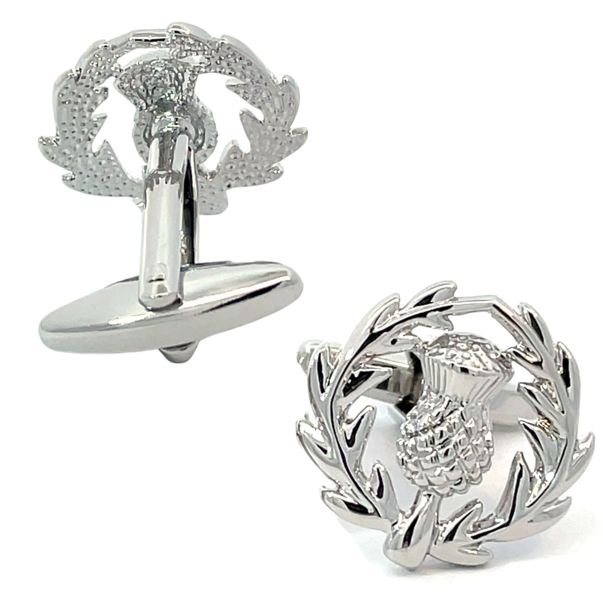 Scottish Thistle (Round) Cufflinks