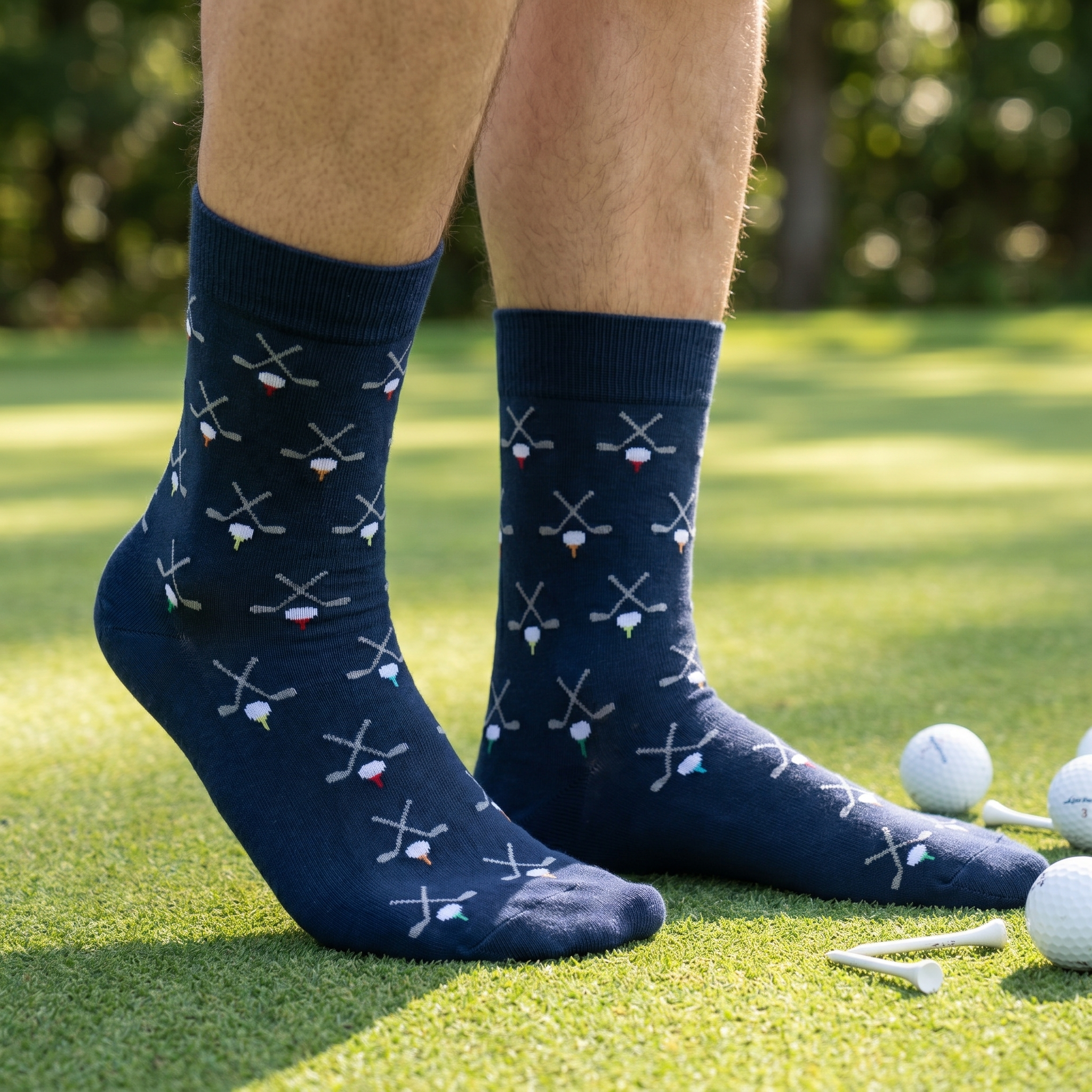 Golf Balls and Tees Socks by Dapper Roo lifestyle image