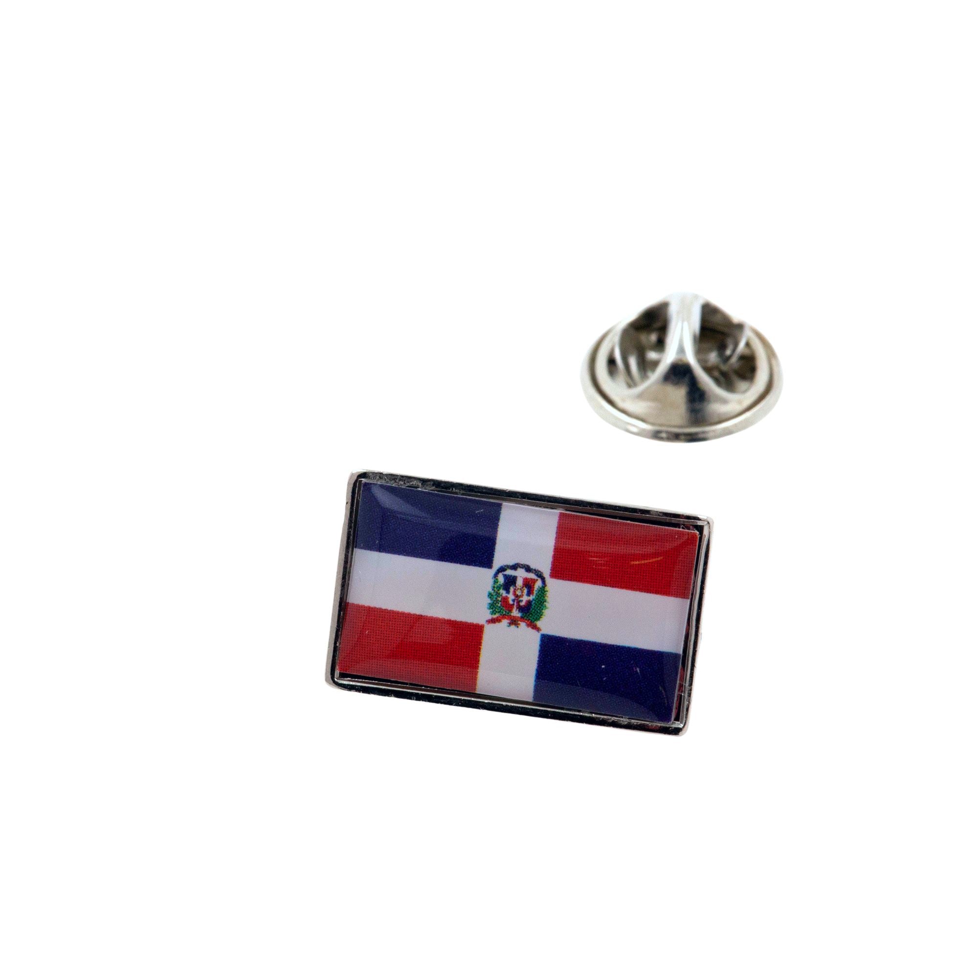 Flag of Dominican Republic Lapel Pin Lapel Pin Clinks