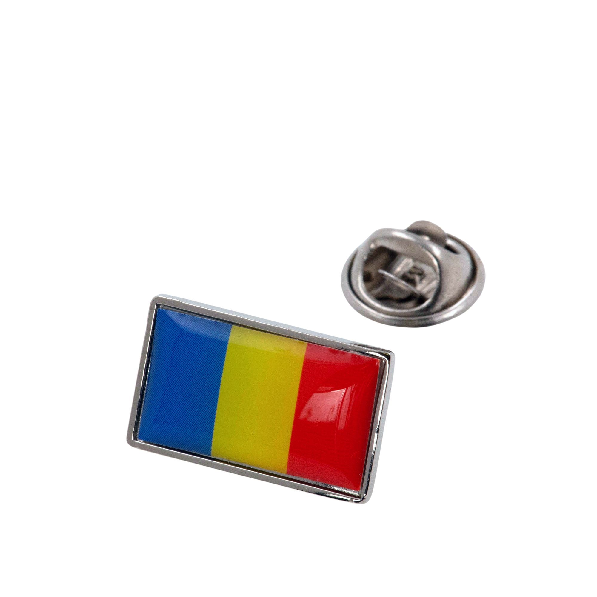 Flag of Romania Lapel Pin Lapel Pin Clinks