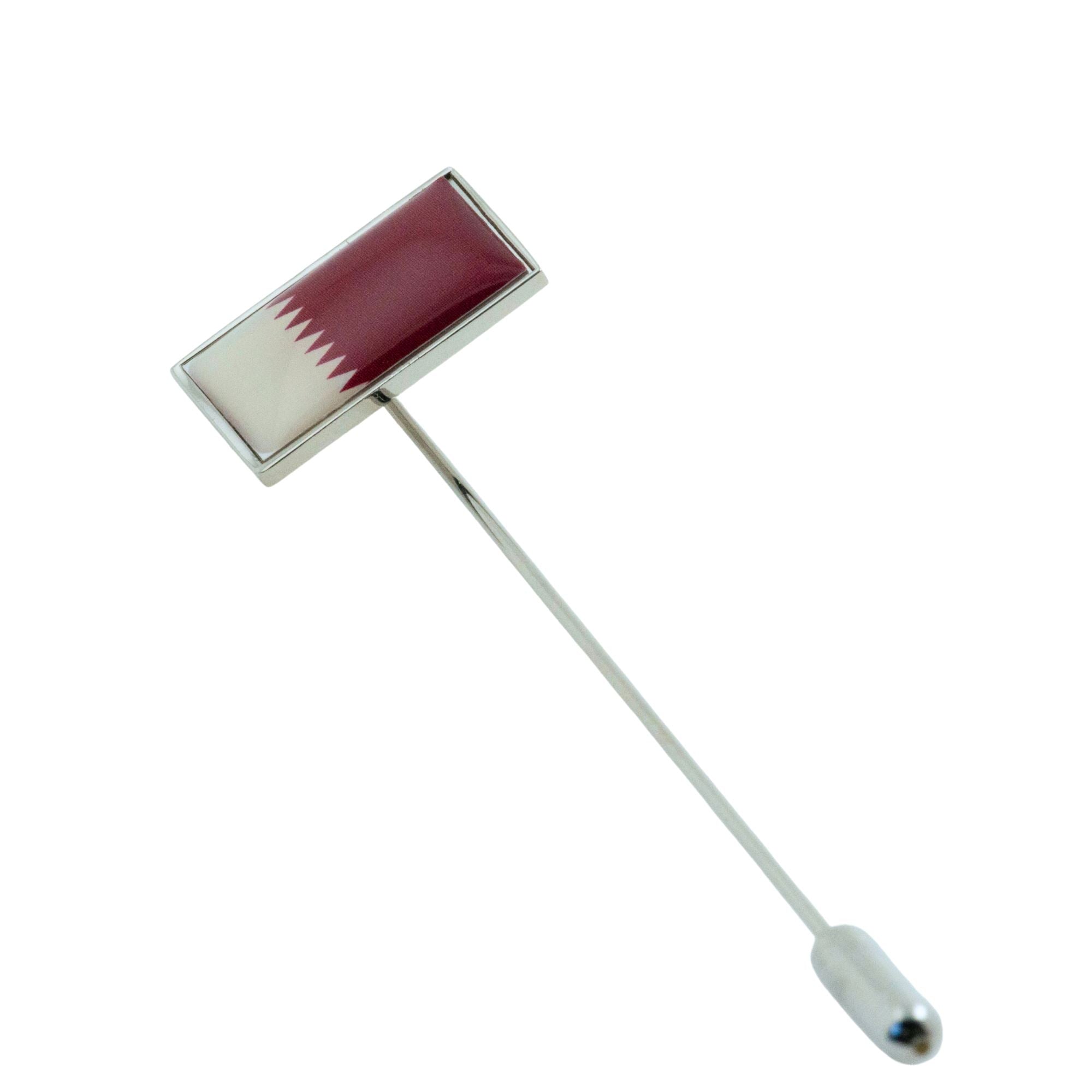 Flag of Qatar Stick Pin Lapel Pin Clinks
