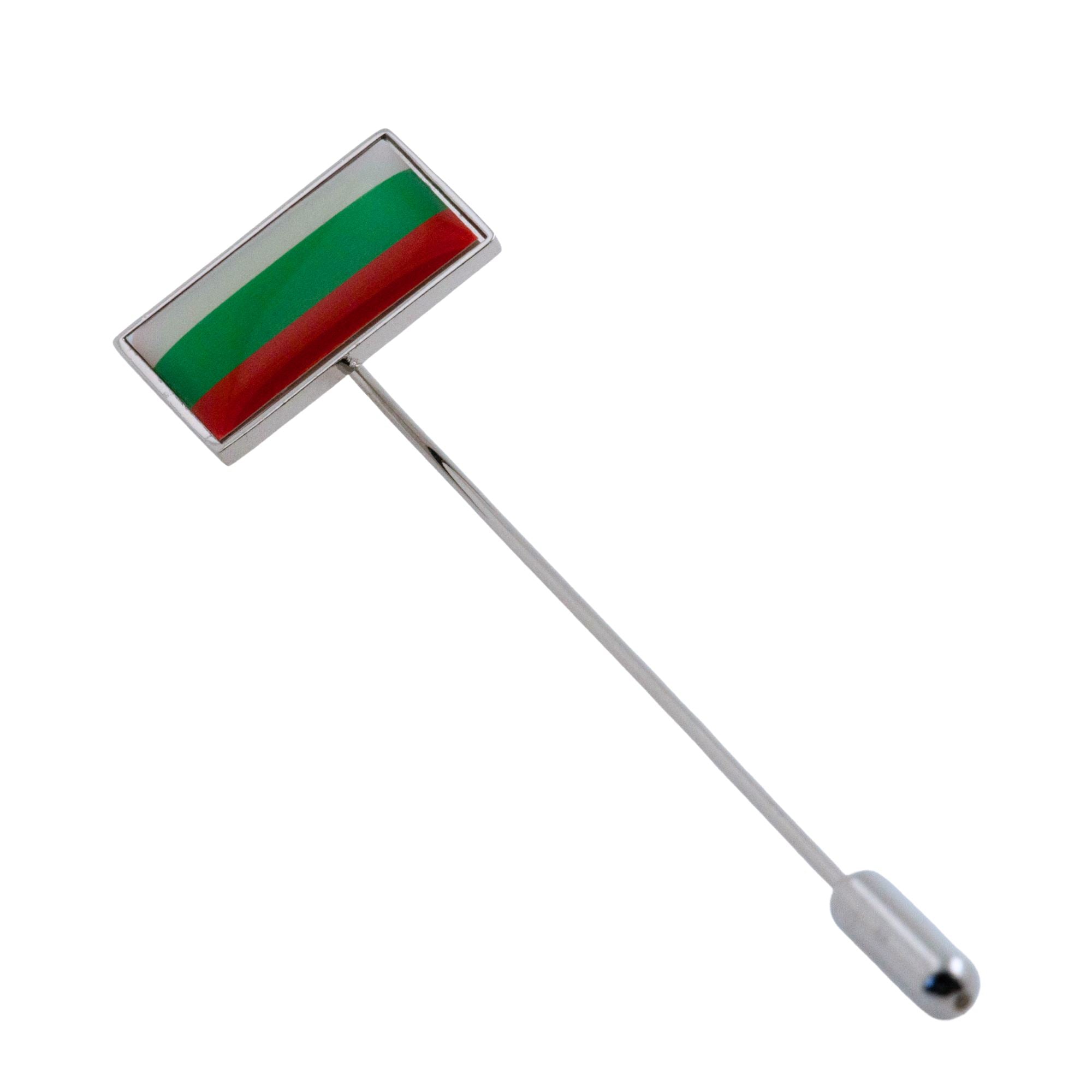 Flag of Bulgaria Stick Pin Lapel Pin Clinks