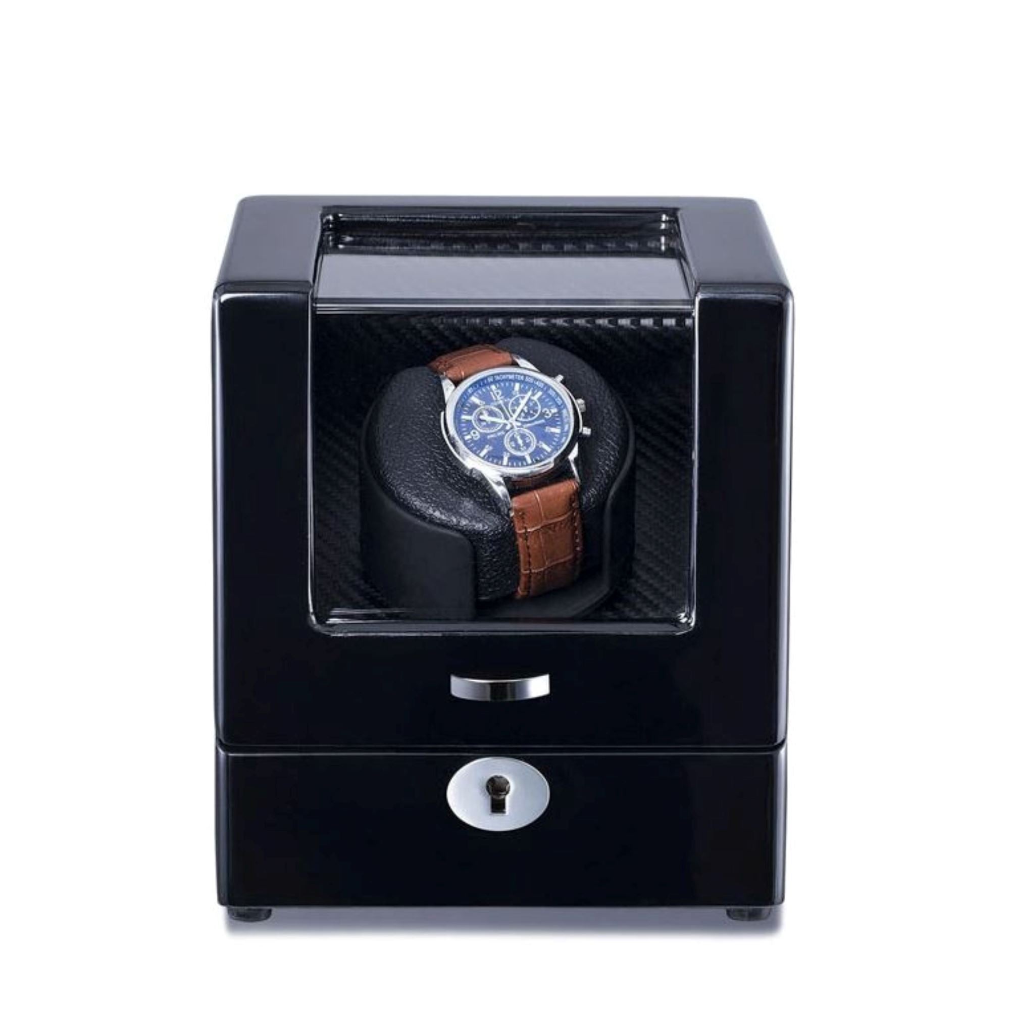 Seconds - Waratah Watch Winder Box for 1 Watch in Black Seconds Clinks