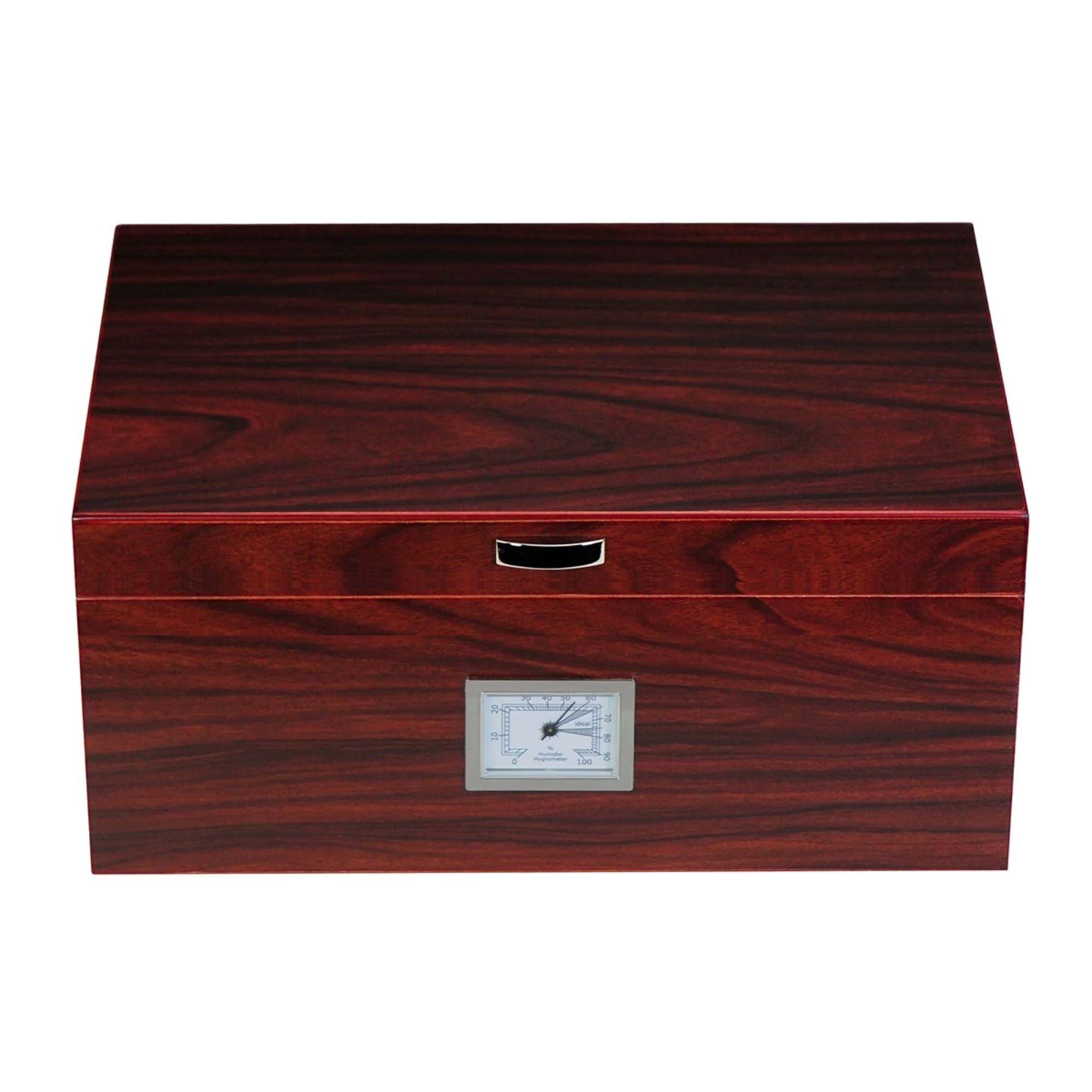 Seconds - 100 CT Walnut Cigar Humidor Wooden Box for Cigars Seconds Clinks