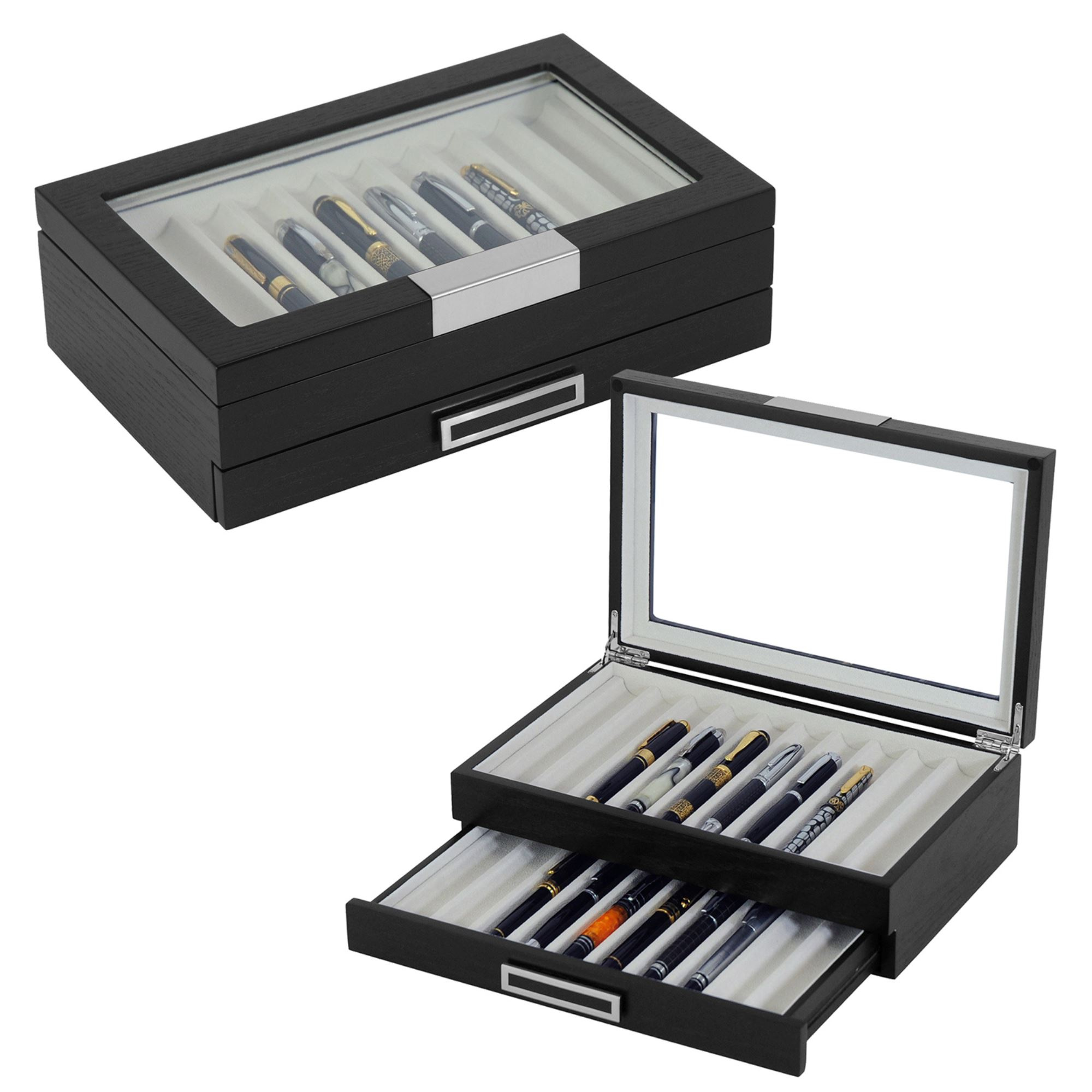 Seconds - 20 Slots Wooden Pen Box (b)