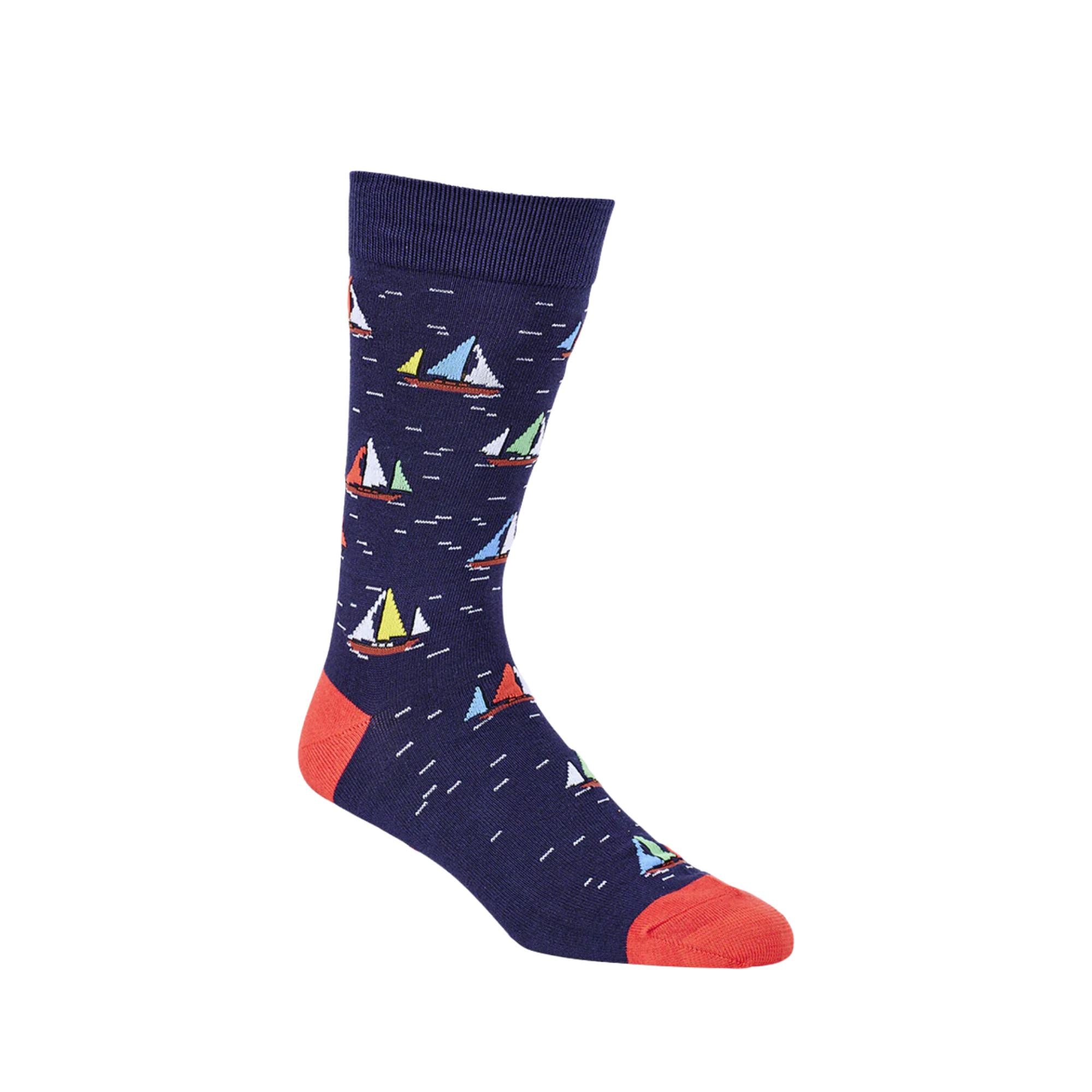 Mens Sail Away Bamboo Sock Socks Bamboozld