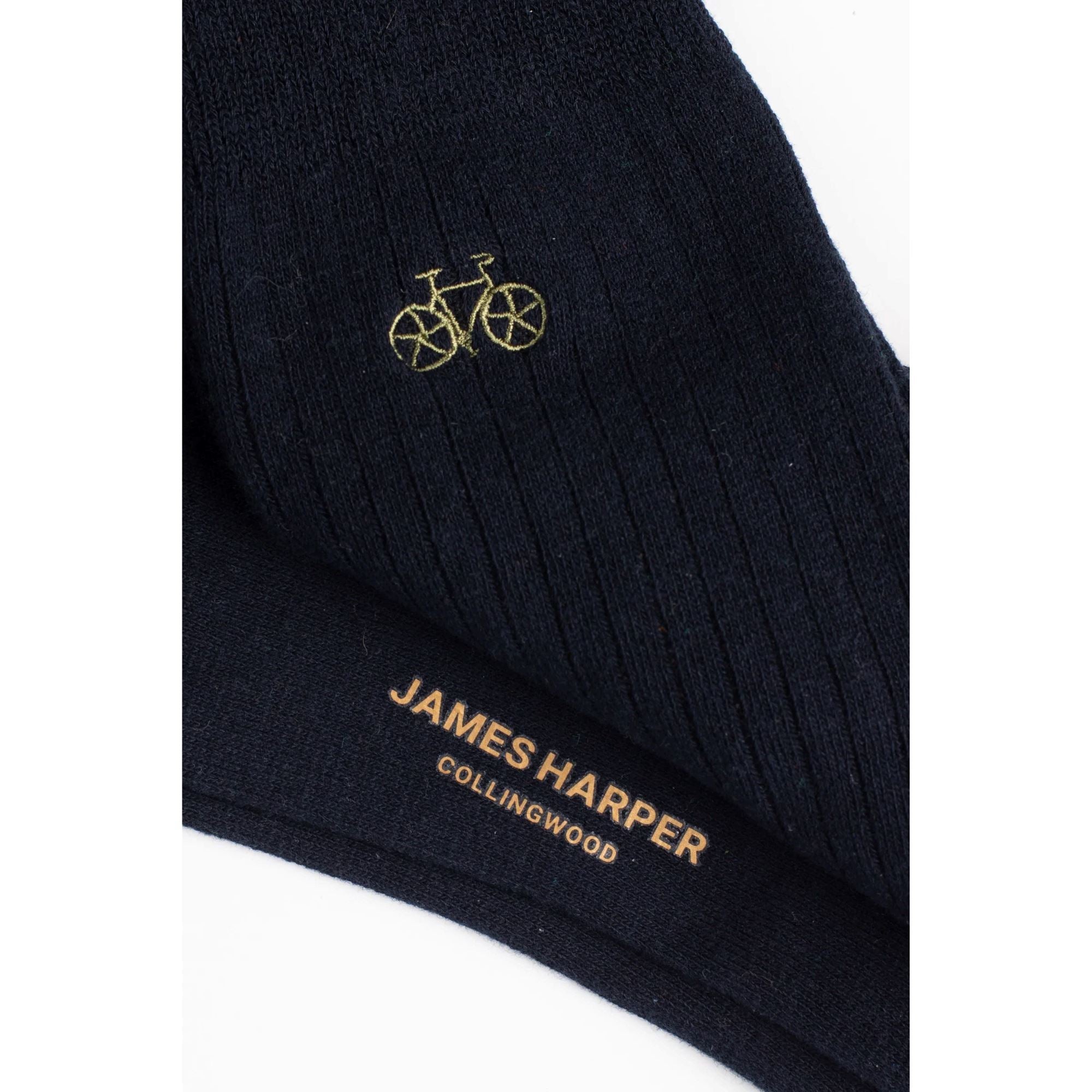 Navy Ribbed Socks Socks Clinks