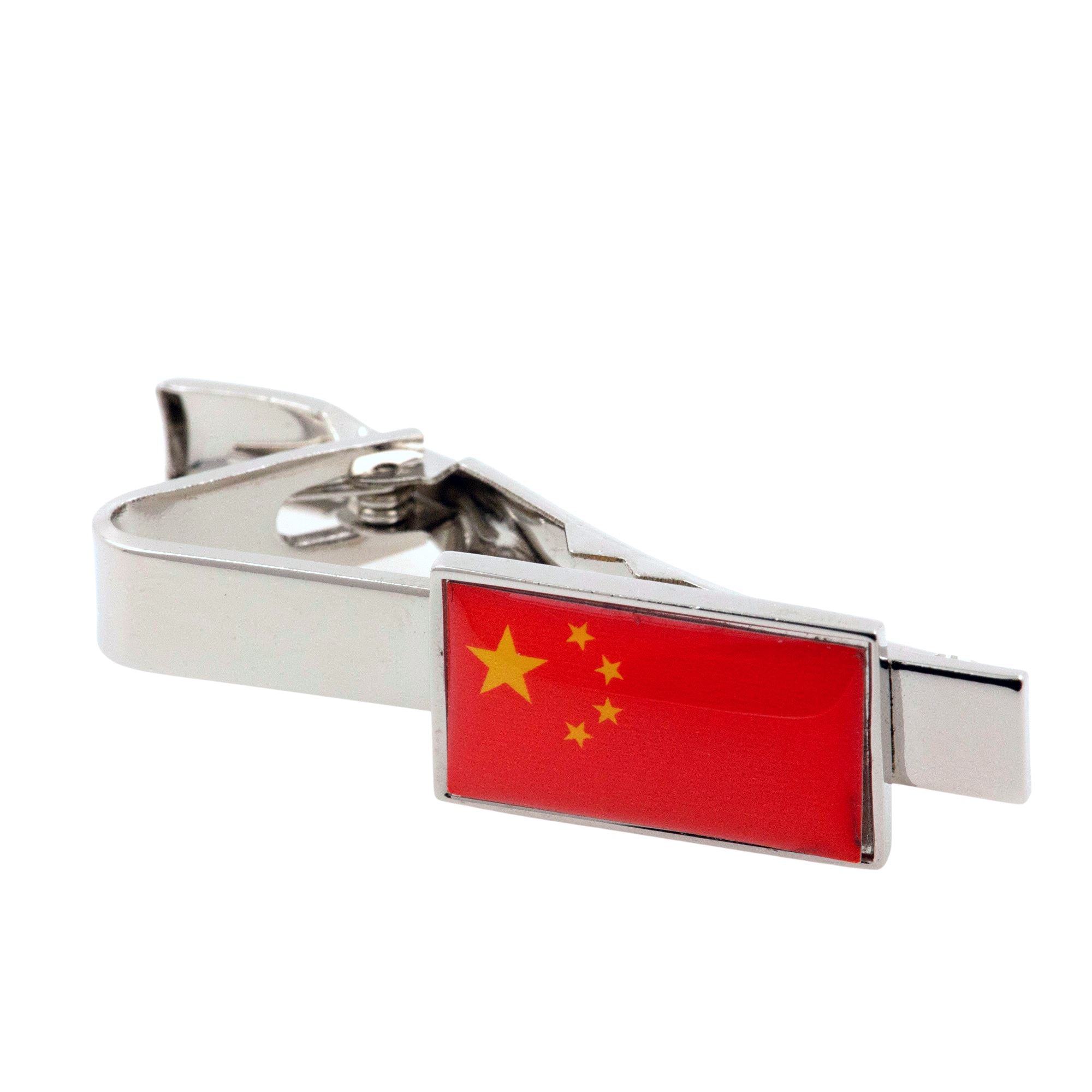 Flag of China Tie Clip Tie Clips Clinks