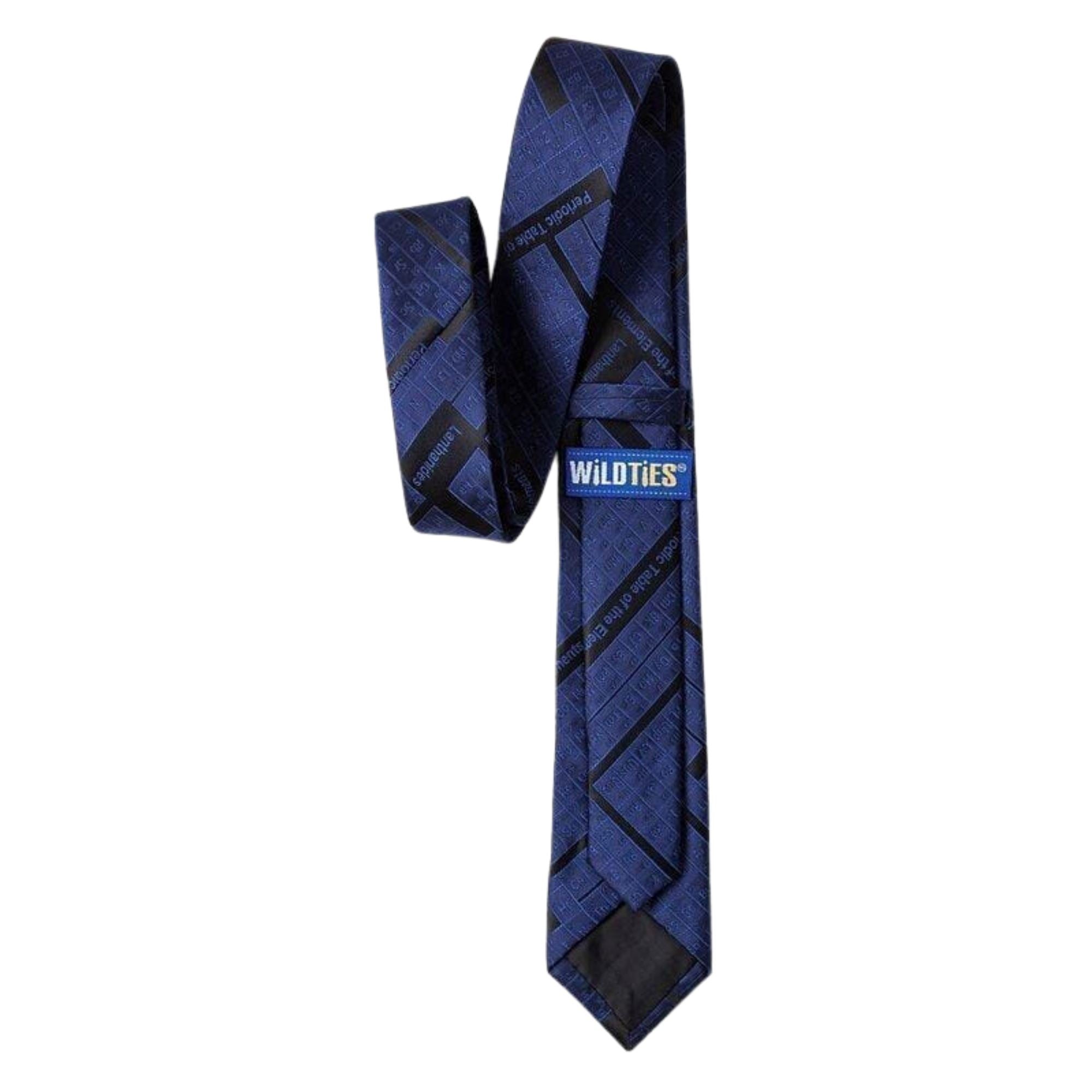 Periodic Table Skinny Tie in Blue Ties Clinks Australia