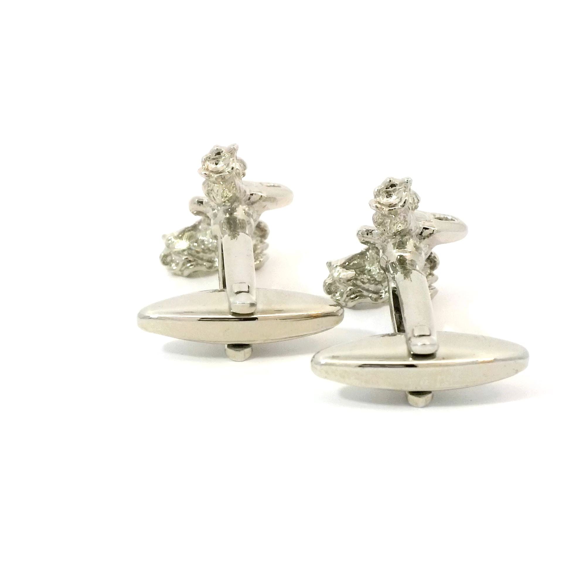 Aquarius Water Carrier Silver Cufflinks Novelty Cufflinks Clinks Australia
