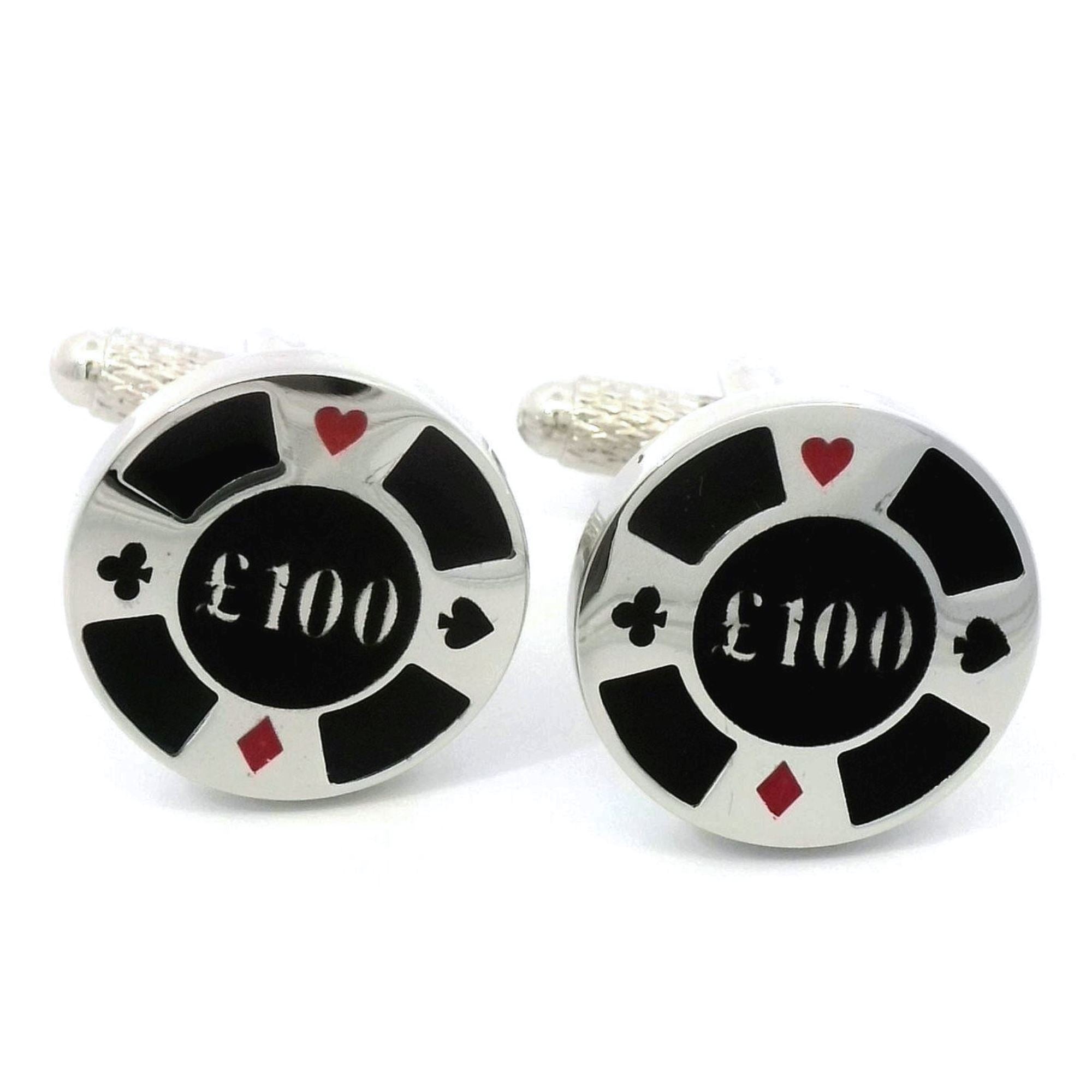 Casino Chips Cufflinks Coloured Novelty Cufflinks Clinks Australia