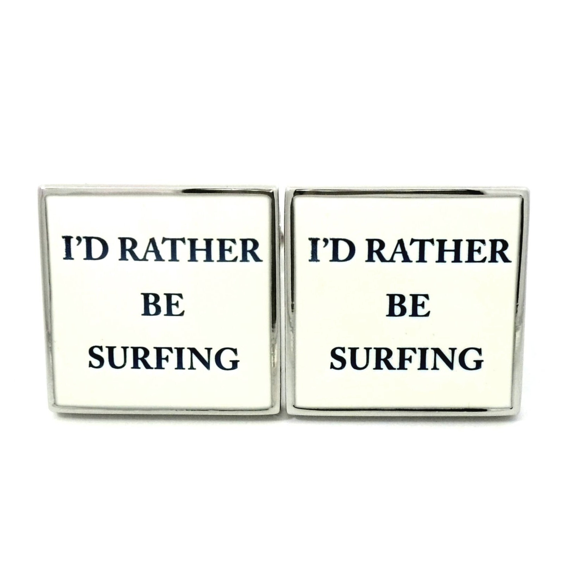 I'd rather be Surfing Cufflinks