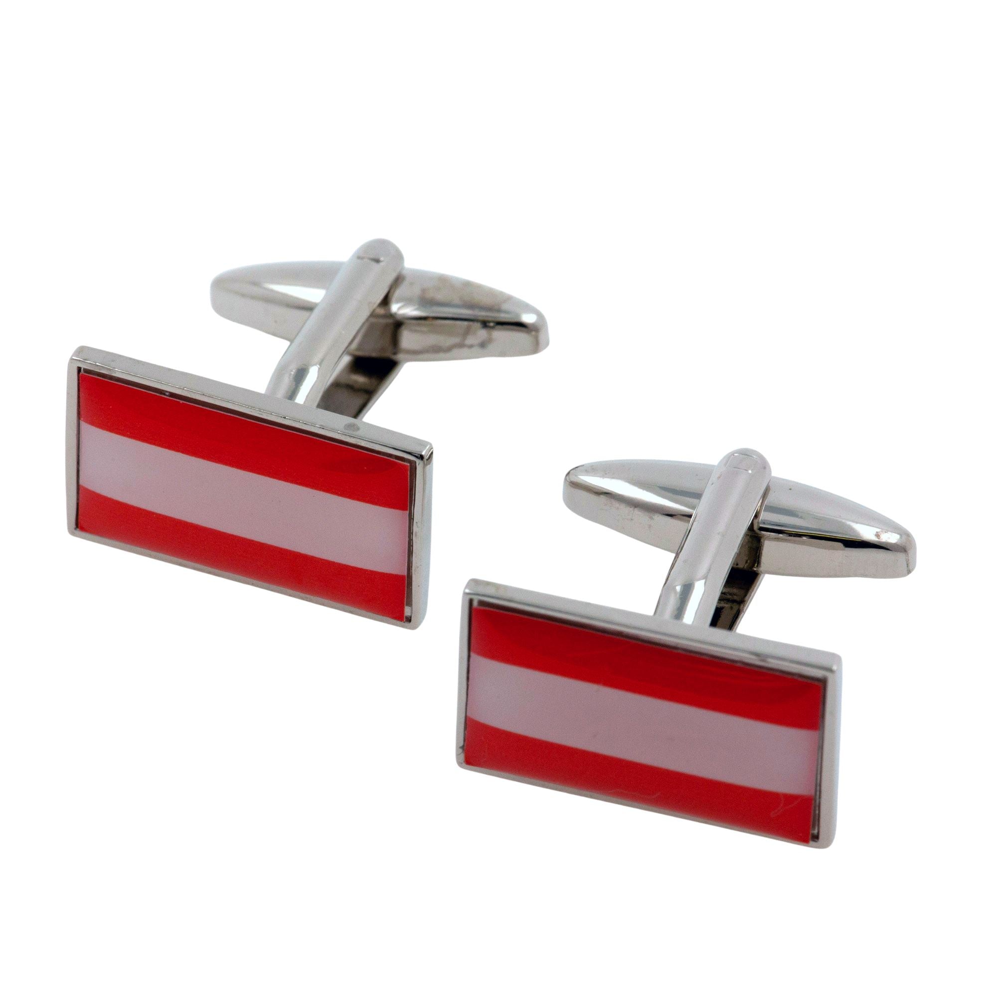 Flag of Austria Cufflinks Novelty Cufflinks Clinks