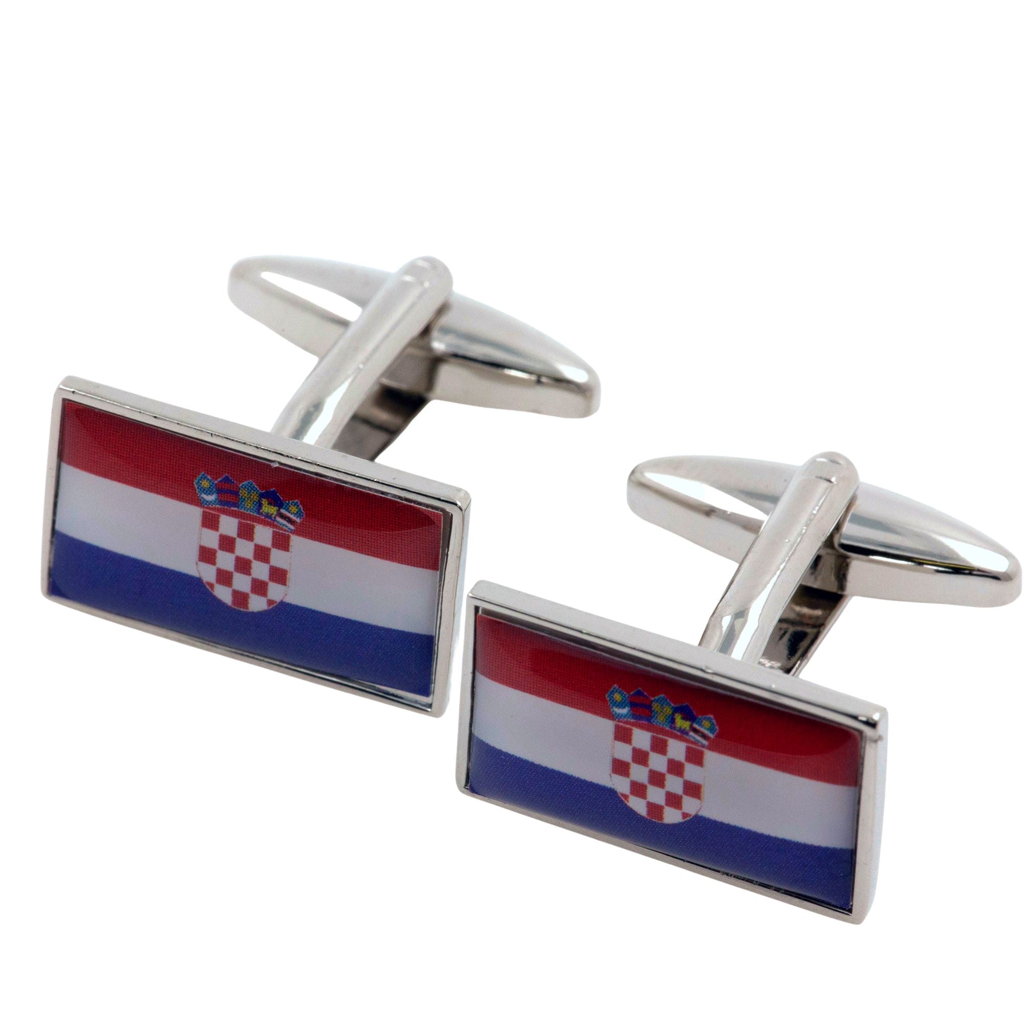 Flag of Croatia Cufflinks Novelty Cufflinks Clinks