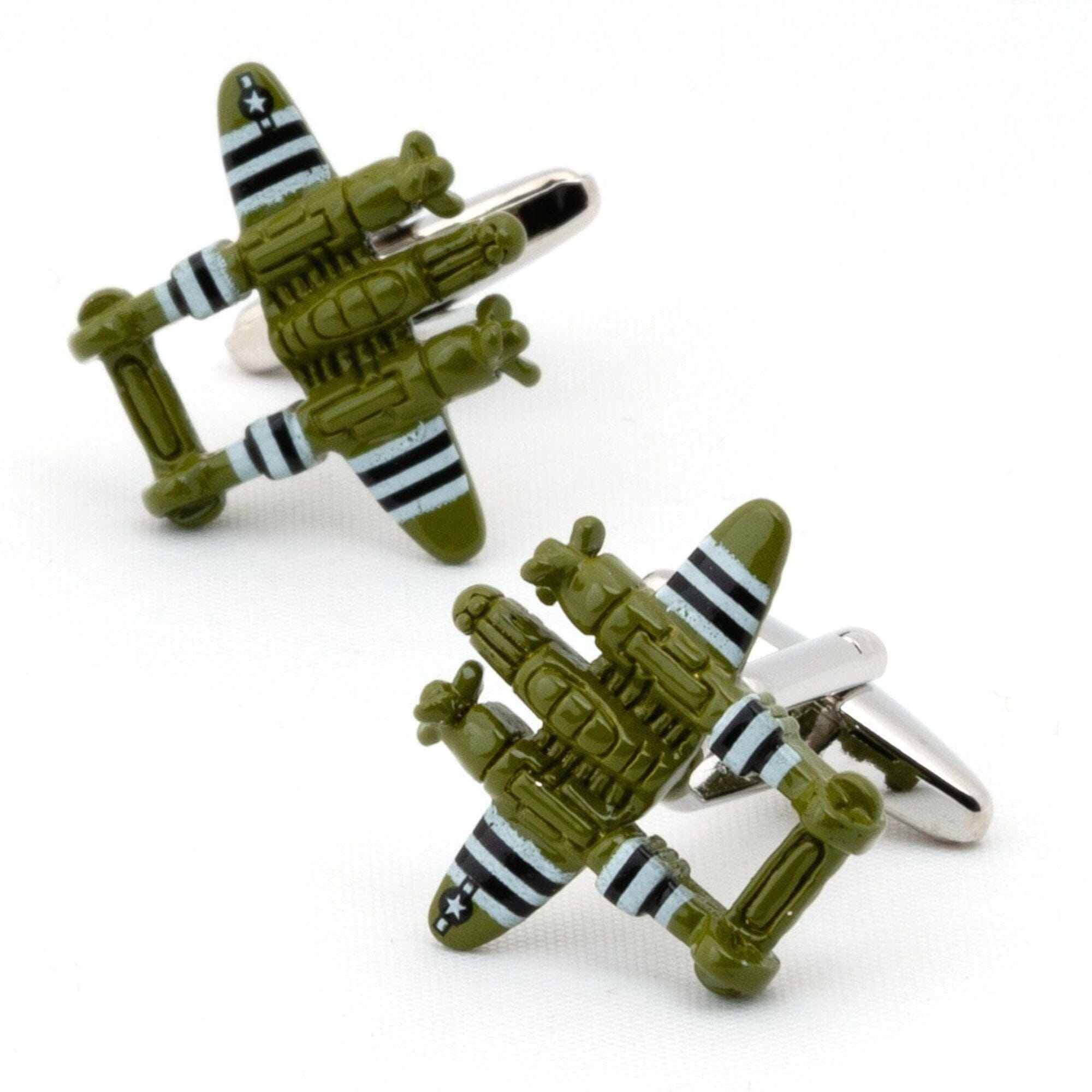 Green Fighter Jet Cufflinks Novelty Cufflinks Clinks Australia