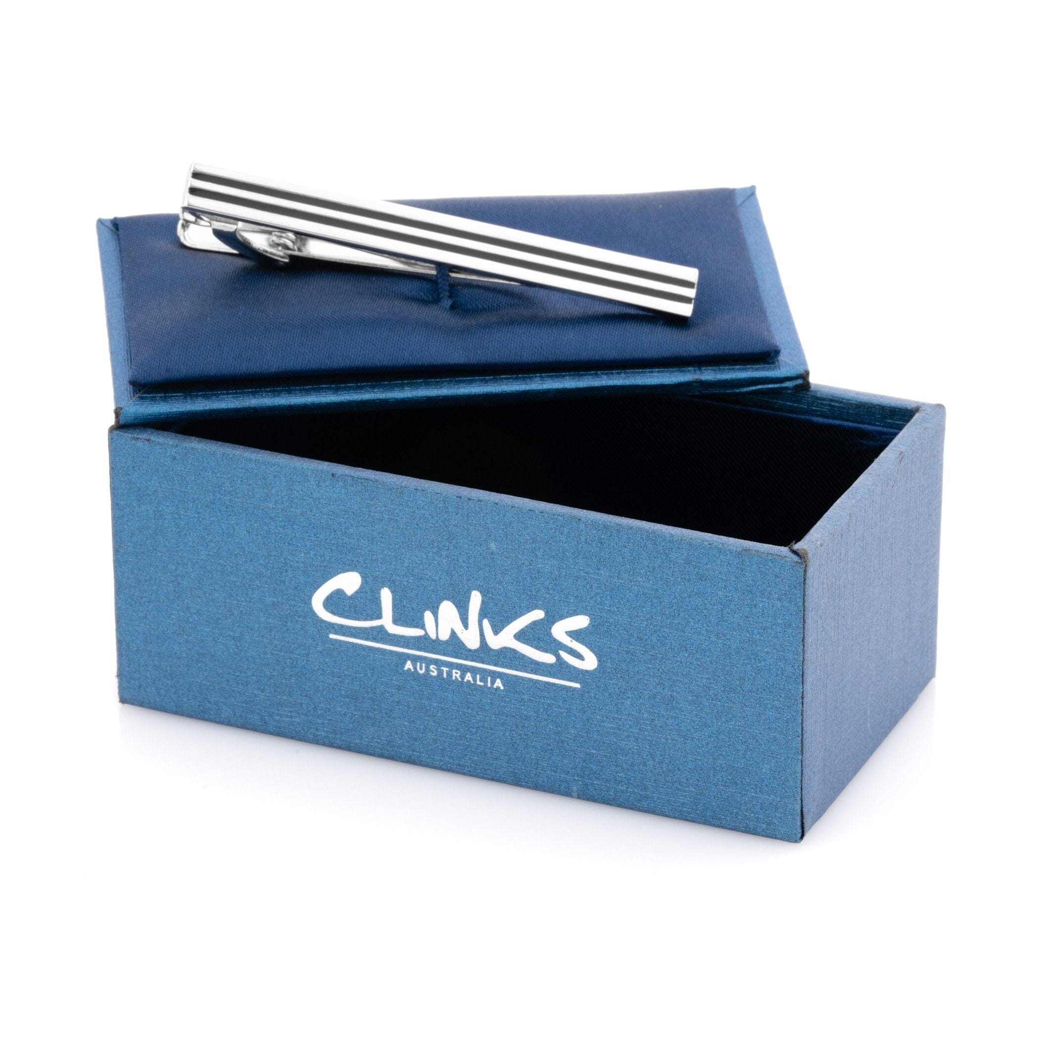 Double Black Lines Tie Clip Tie Clips Clinks Australia