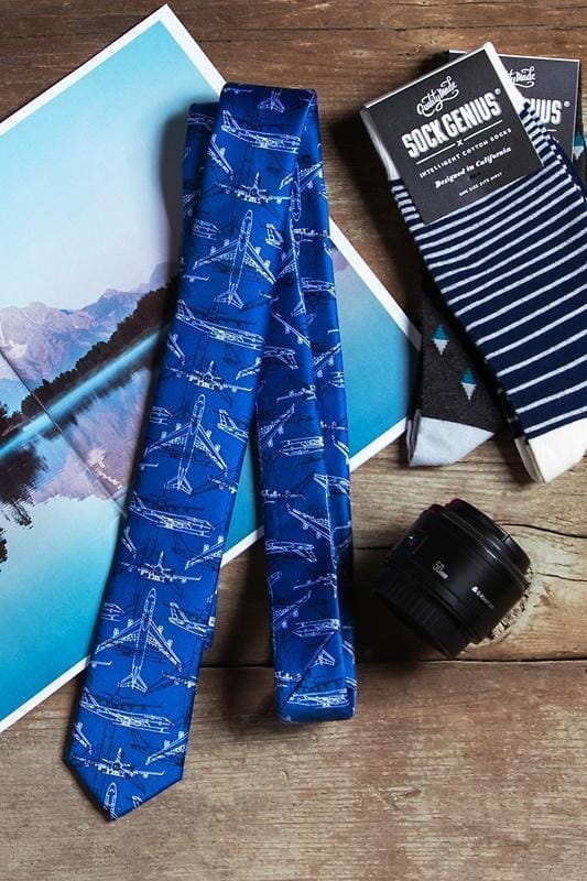 Boeing 747 Skinny Tie Ties Clinks