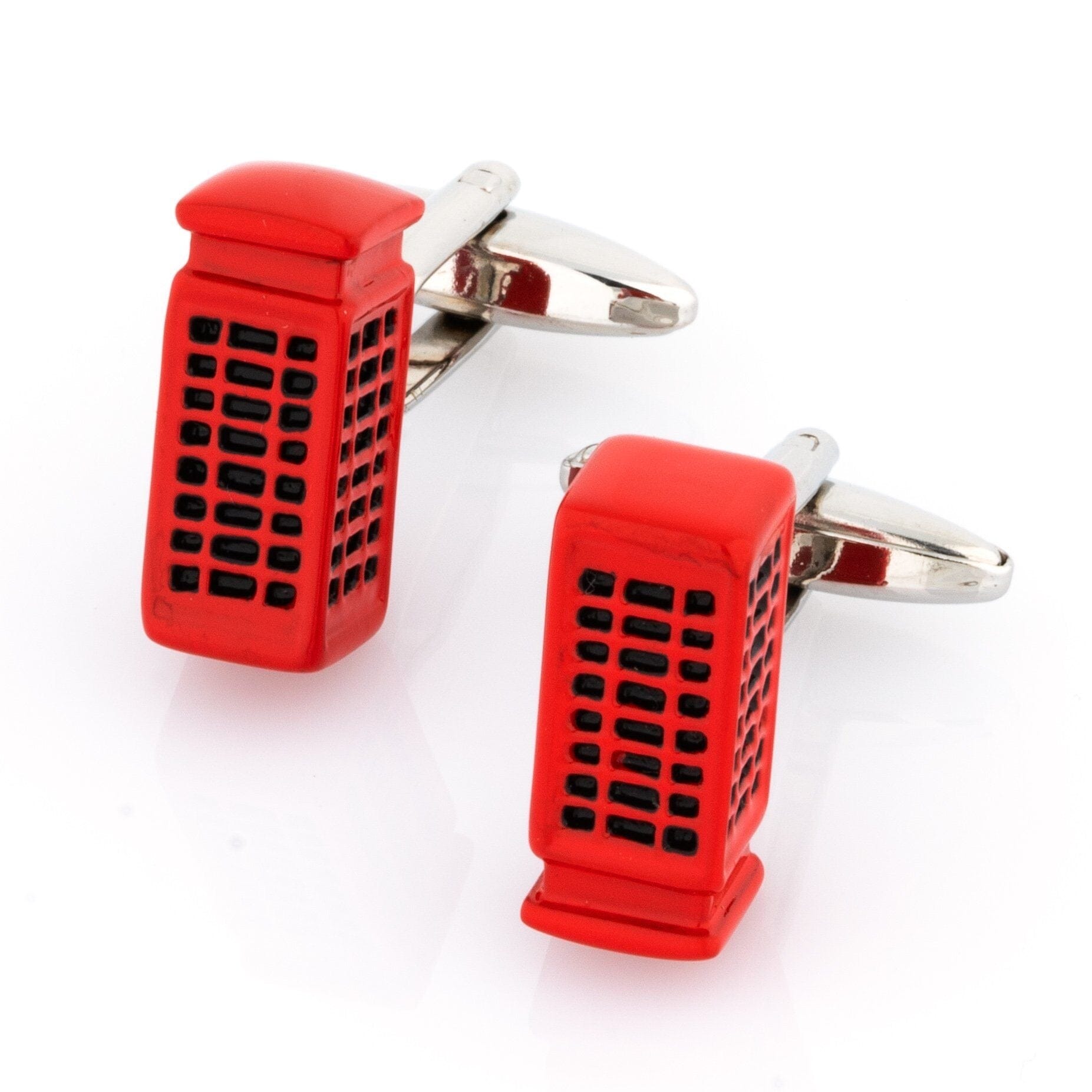 Red "London" Phone Booth Cufflinks Novelty Cufflinks Clinks Australia