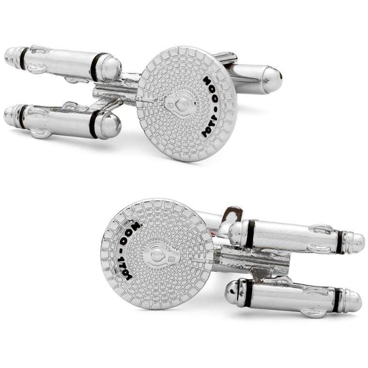 Star Trek Starship Enterprise Cufflinks Novelty Cufflinks Star Trek Star Trek Starship Enterprise Cufflinks