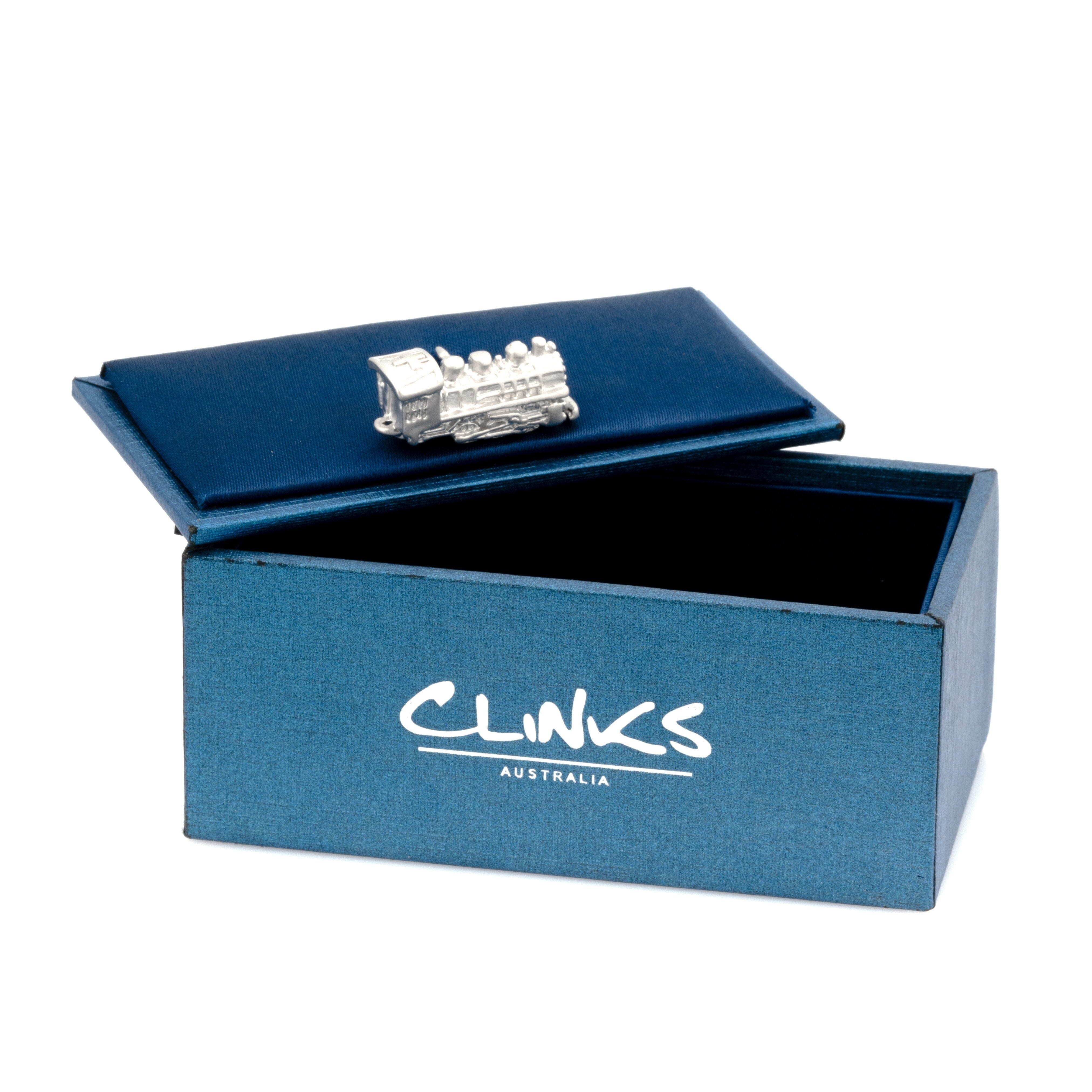 Train Lapel Pin - Silver Lapel Pin Clinks