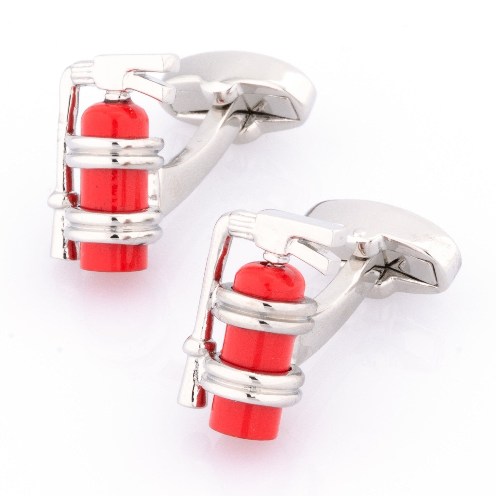Red Fire Extinguisher Cufflinks Novelty Cufflinks Clinks Australia Red Fire Extinguisher Cufflinks