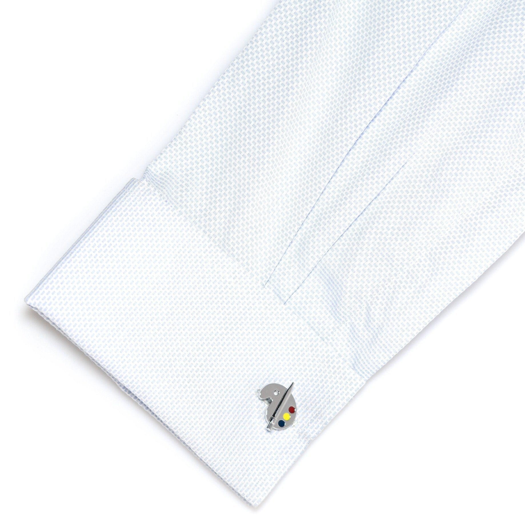 Artist Paint Palette Silver Cufflinks Novelty Cufflinks Clinks Australia