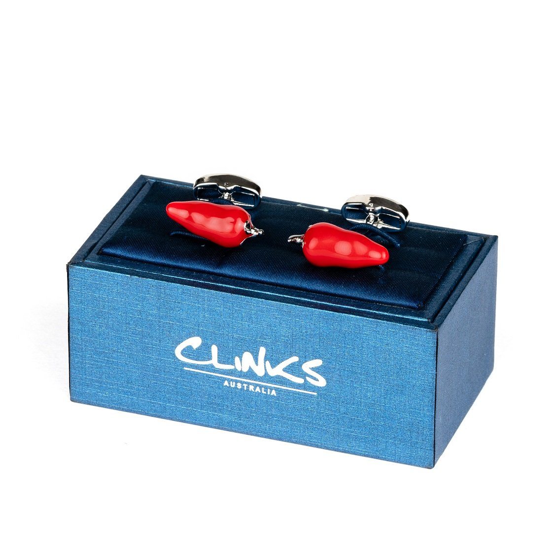 Red Chilli Pepper Cufflinks Novelty Cufflinks Clinks Australia