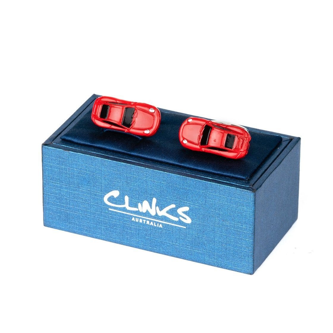 Red Porsche 911 Car Cufflinks Novelty Cufflinks Clinks Australia