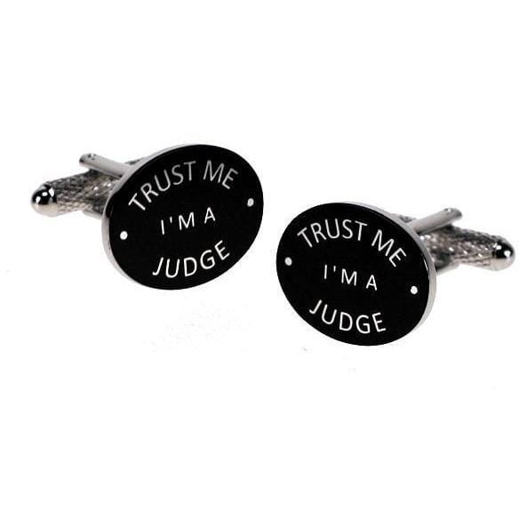 Trust Me I'm a Judge Cufflinks Novelty Cufflinks Clinks Australia Trust Me I'm a Judge Cufflinks