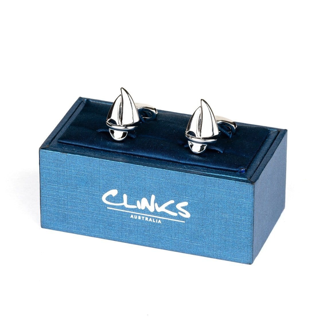 Silver Sailing Boat Yacht Cufflinks Novelty Cufflinks Clinks Australia