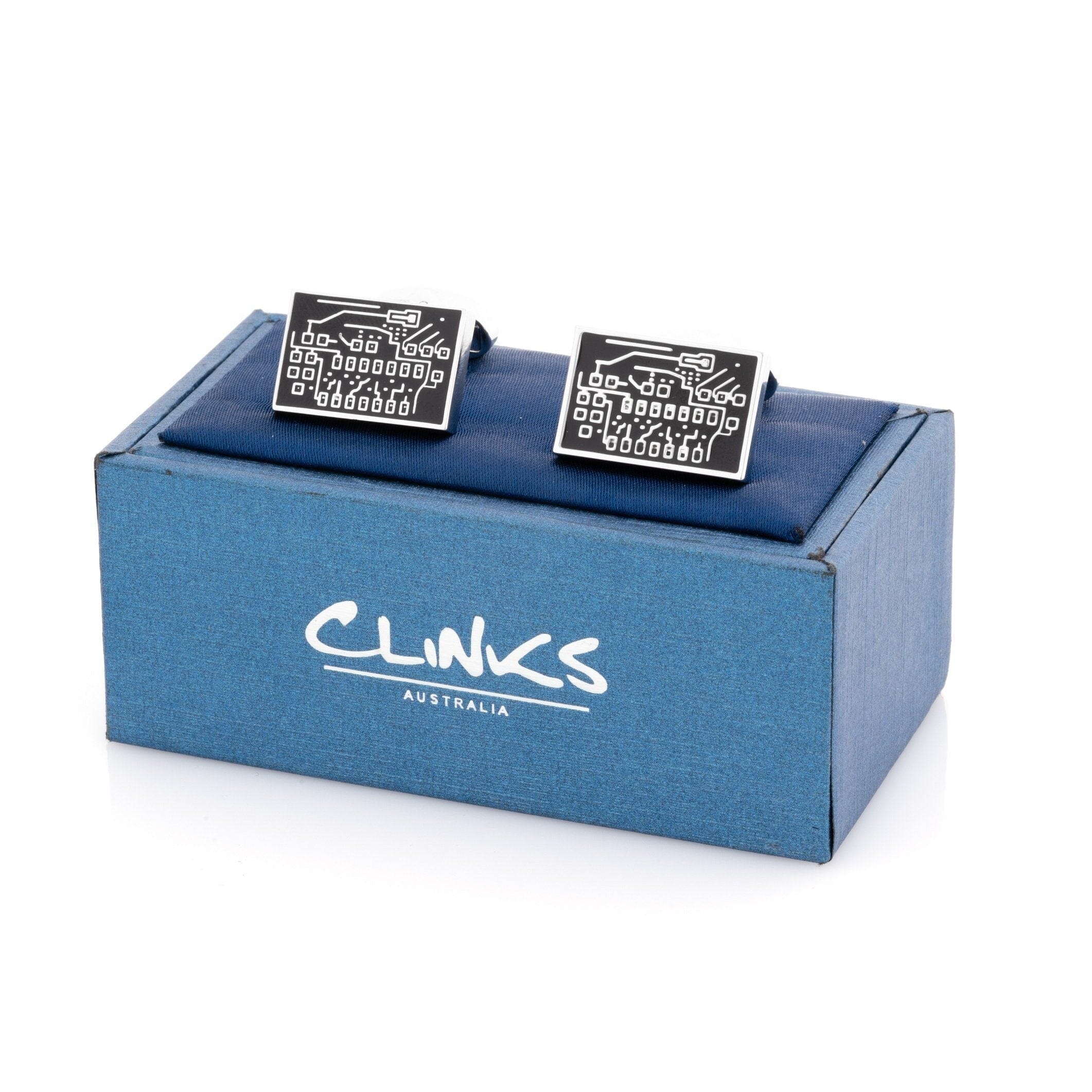 Black Circuit Board Cufflinks Novelty Cufflinks Clinks Australia