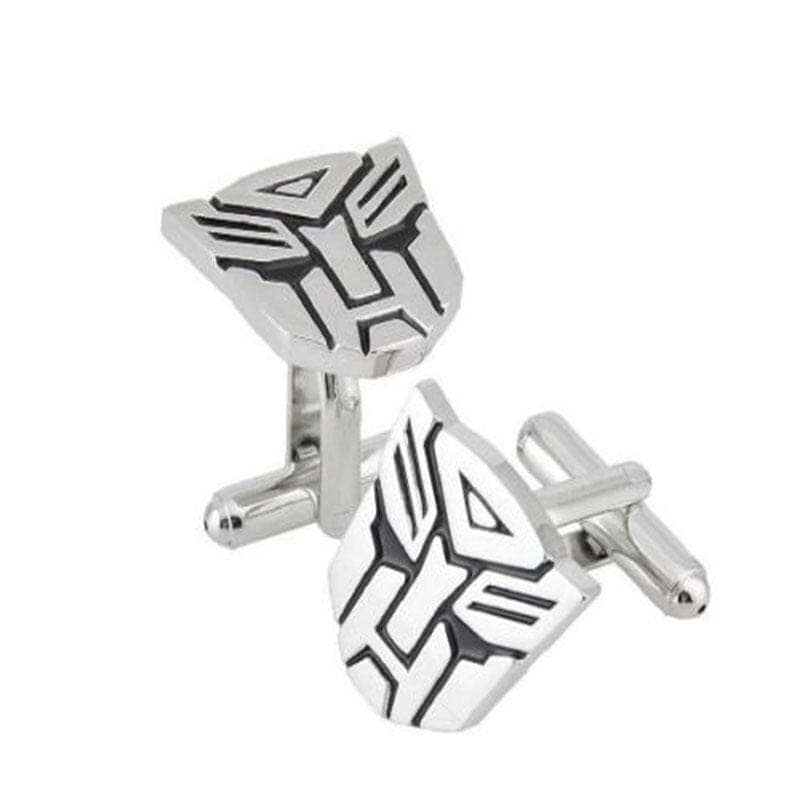 Transformer Autobot Robot Silver Cufflinks Novelty Cufflinks Clinks Australia