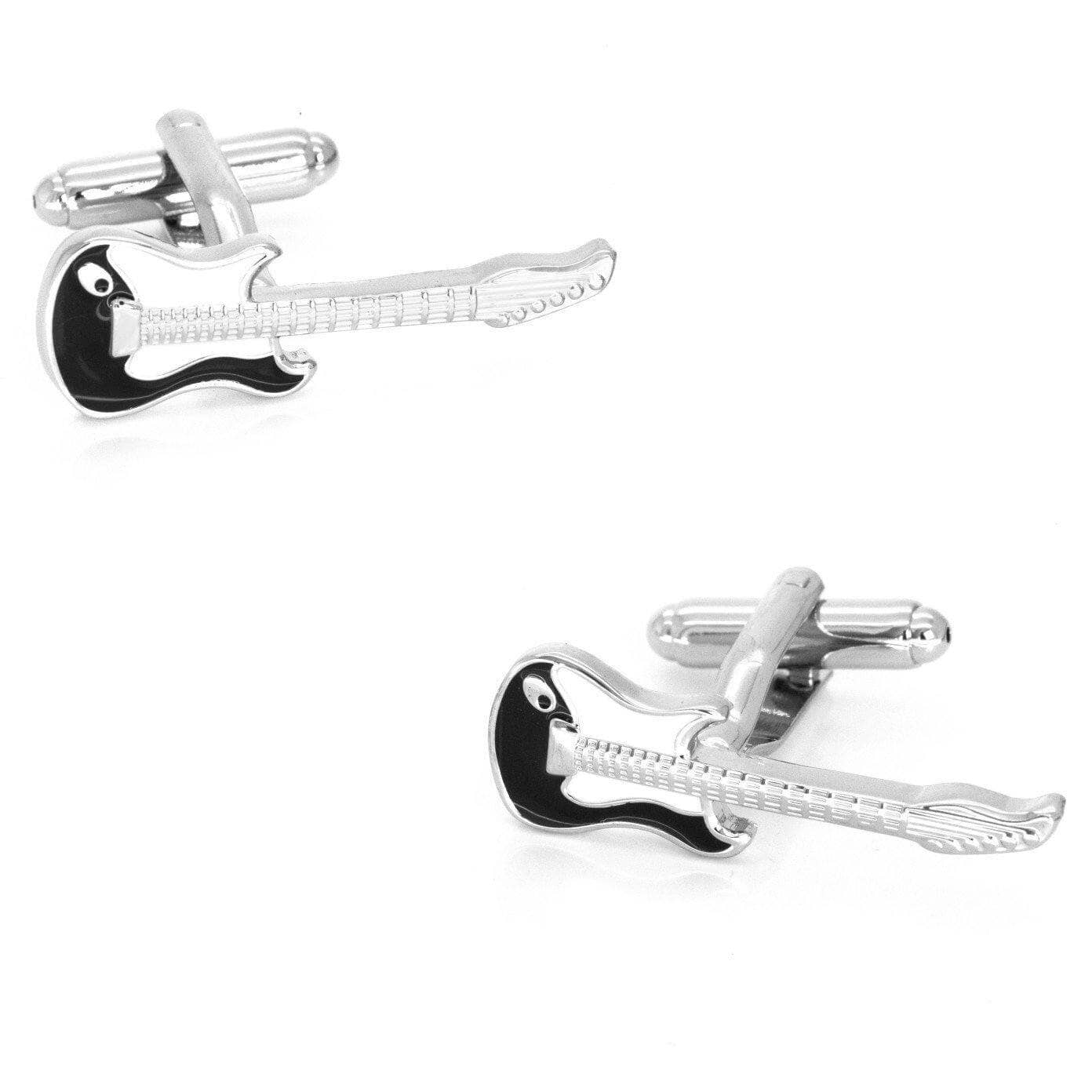 Colour Bass Electric Guitar Cufflinks Novelty Cufflinks Clinks Australia Colour Bass Electric Guitar Cufflinks
